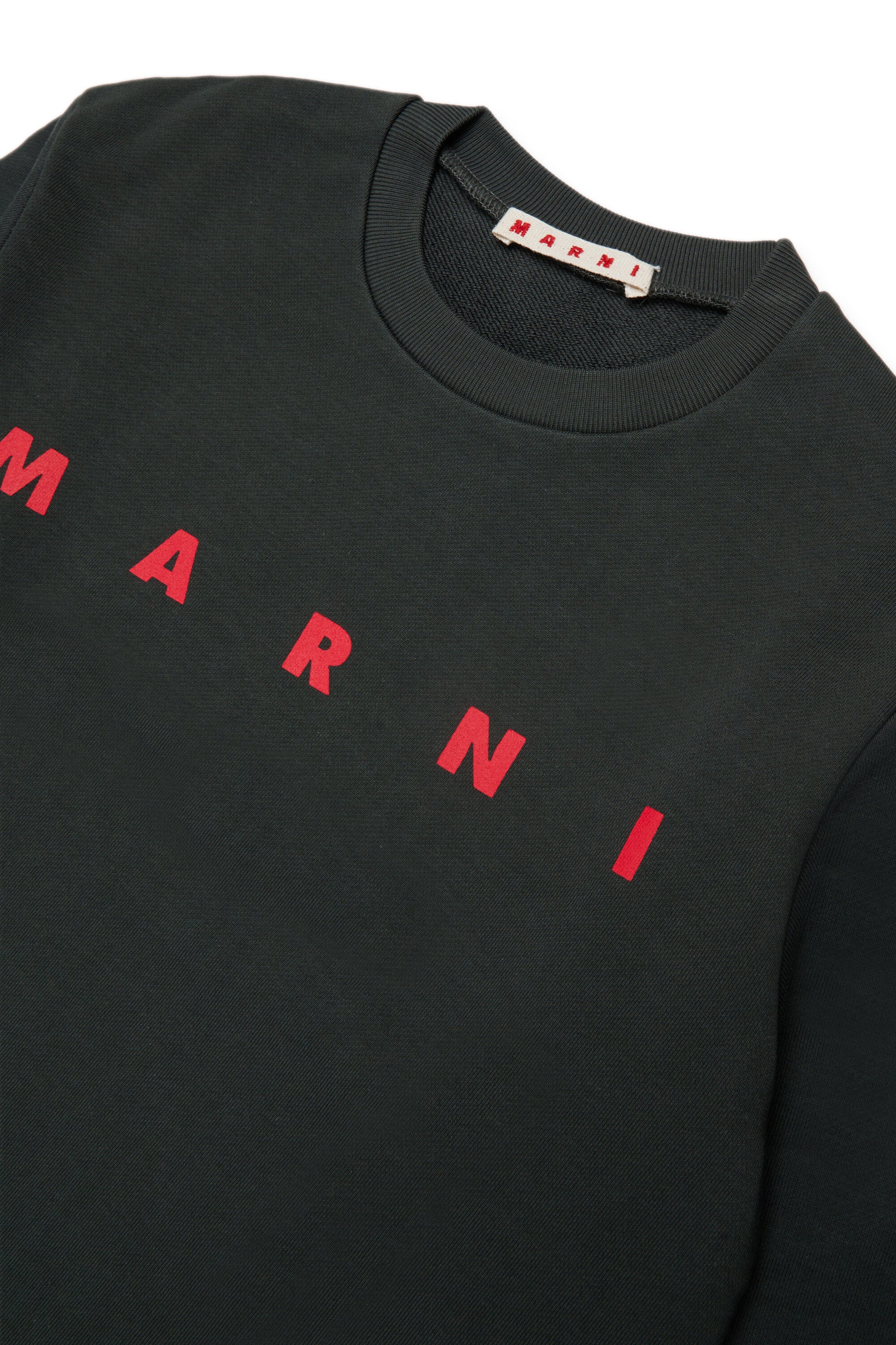 Sweat-shirt à col ras du cou avec logo Marni