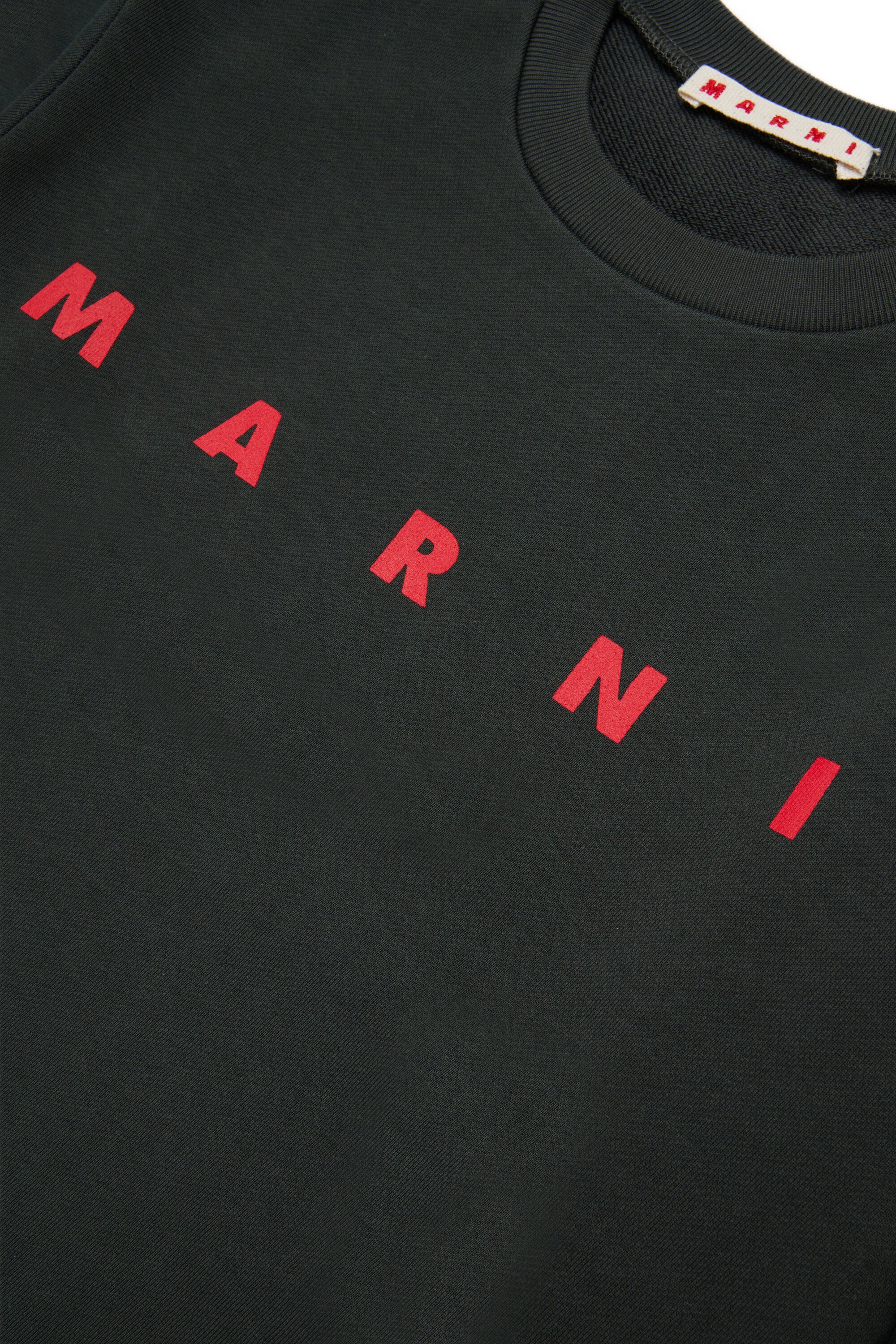 Sweat-shirt à col ras du cou avec logo Marni