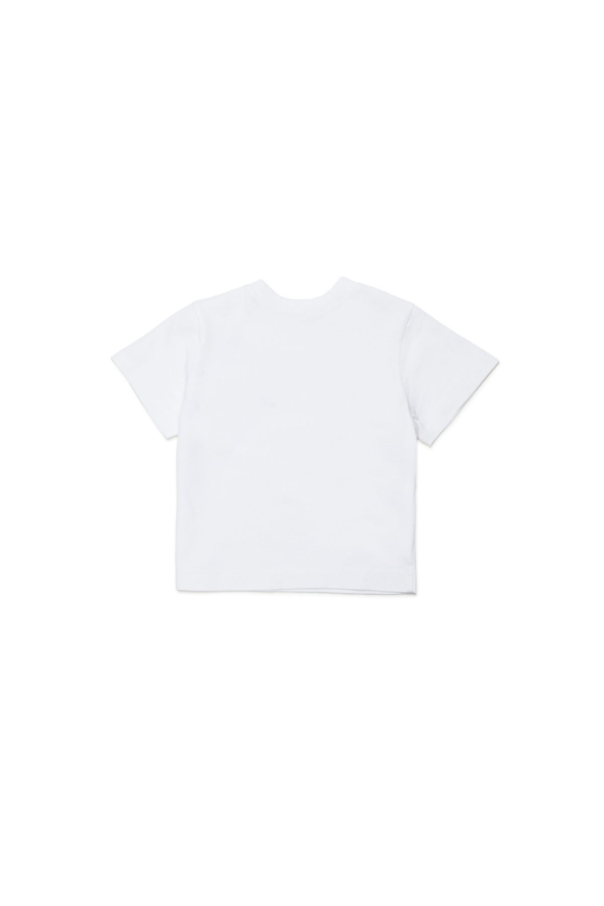 T-shirt with logo and floral embroidery