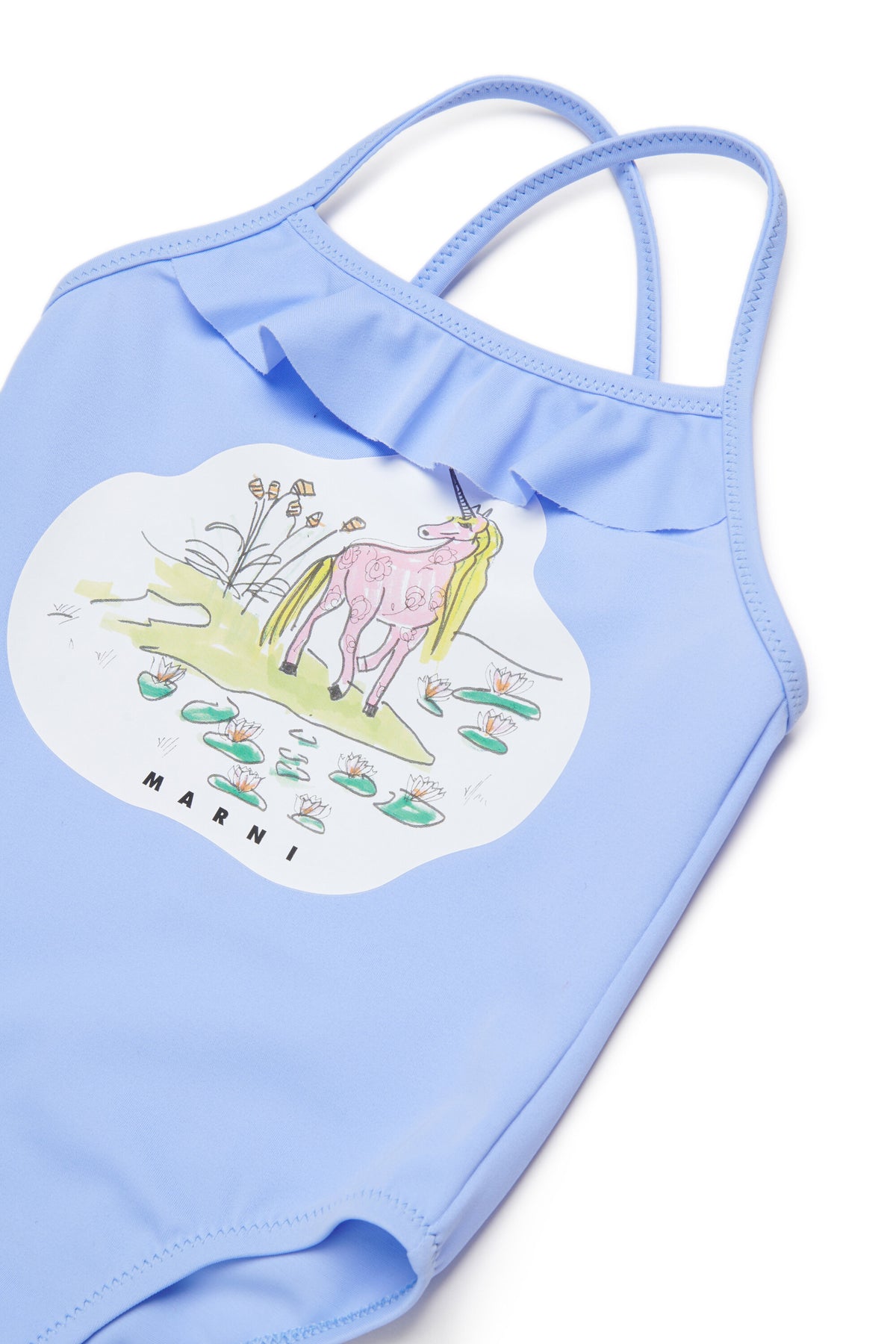 Maillot de bain une pièce avec logo imprimé