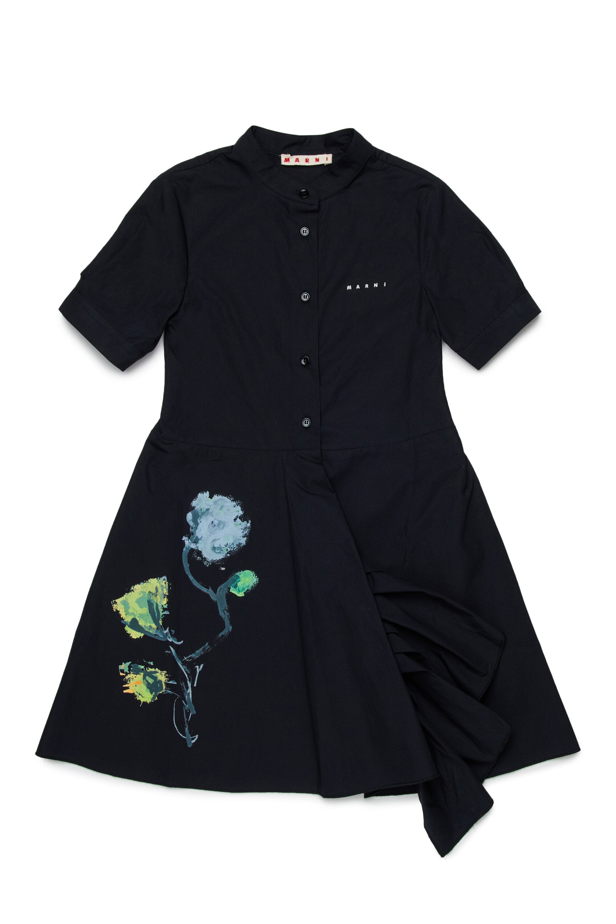 Robe courte à imprimé fleuri