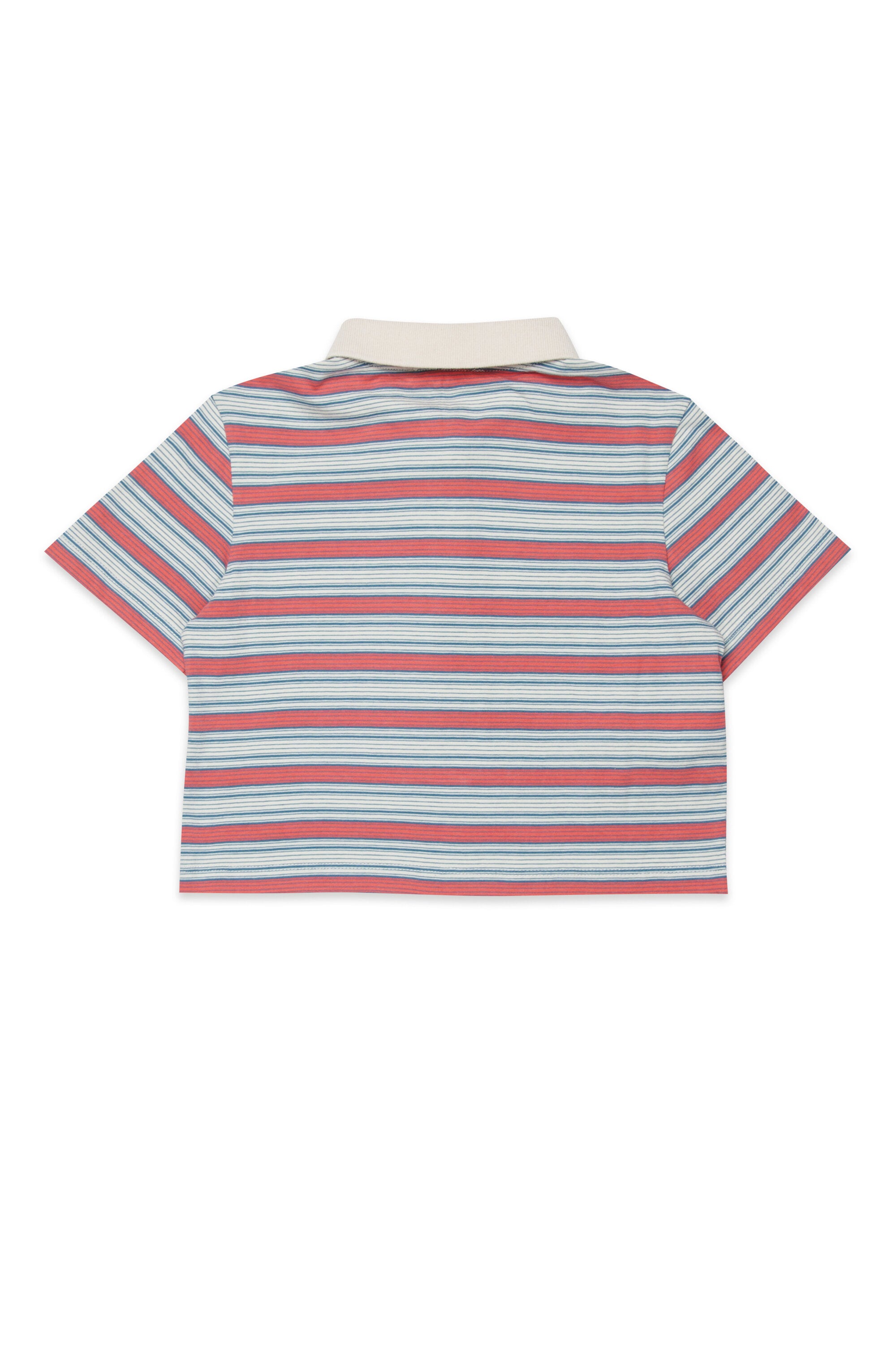 Polo rayée avec logo