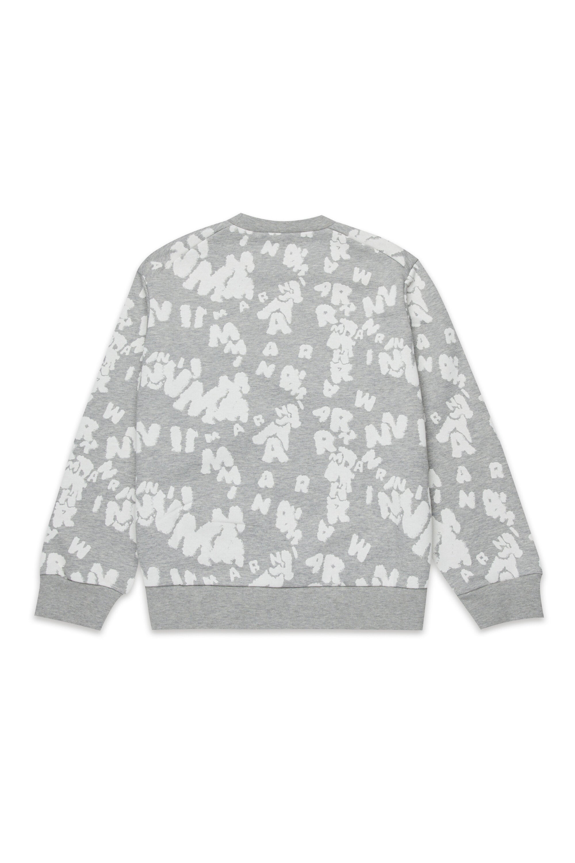 Sweat-shirt à col rond avec logo en all-over