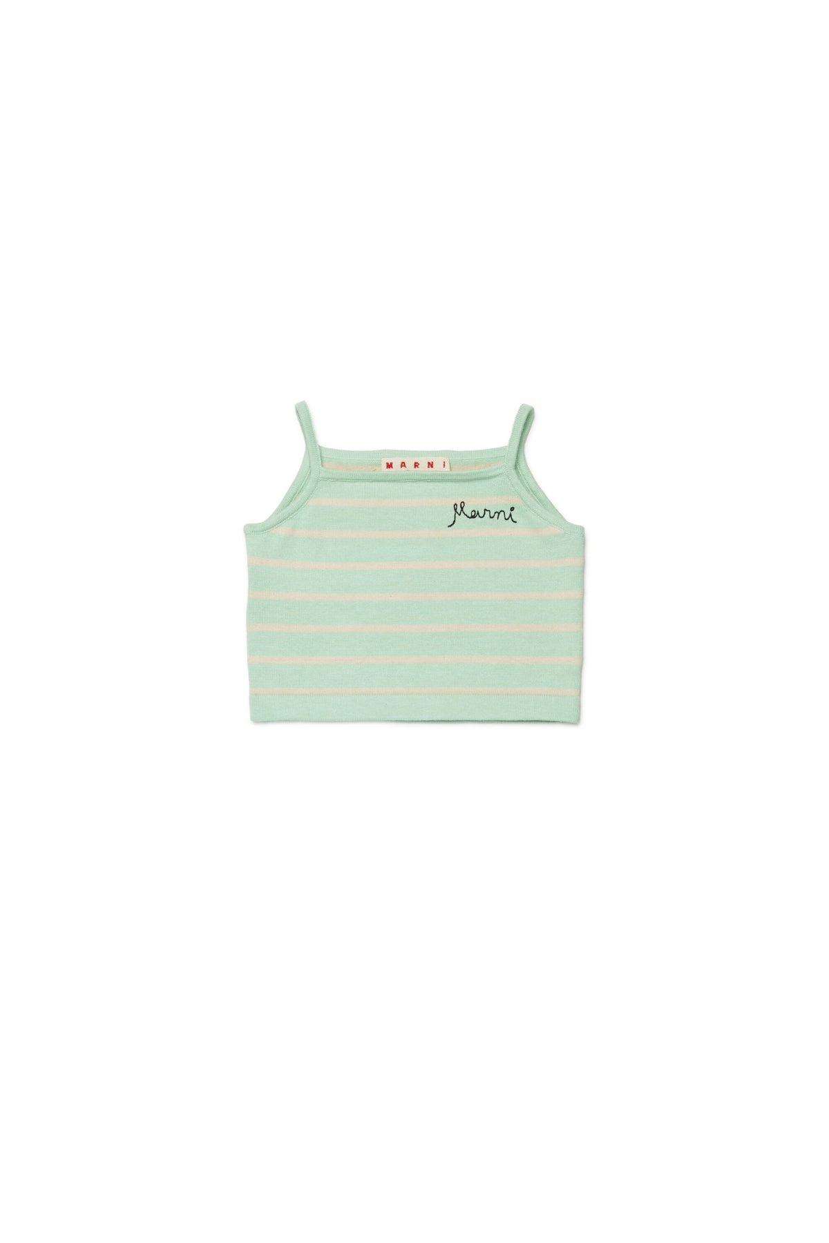 Ribbed top with logo