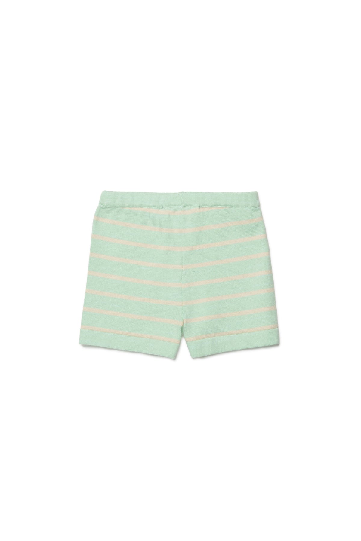 Knit shorts with logo