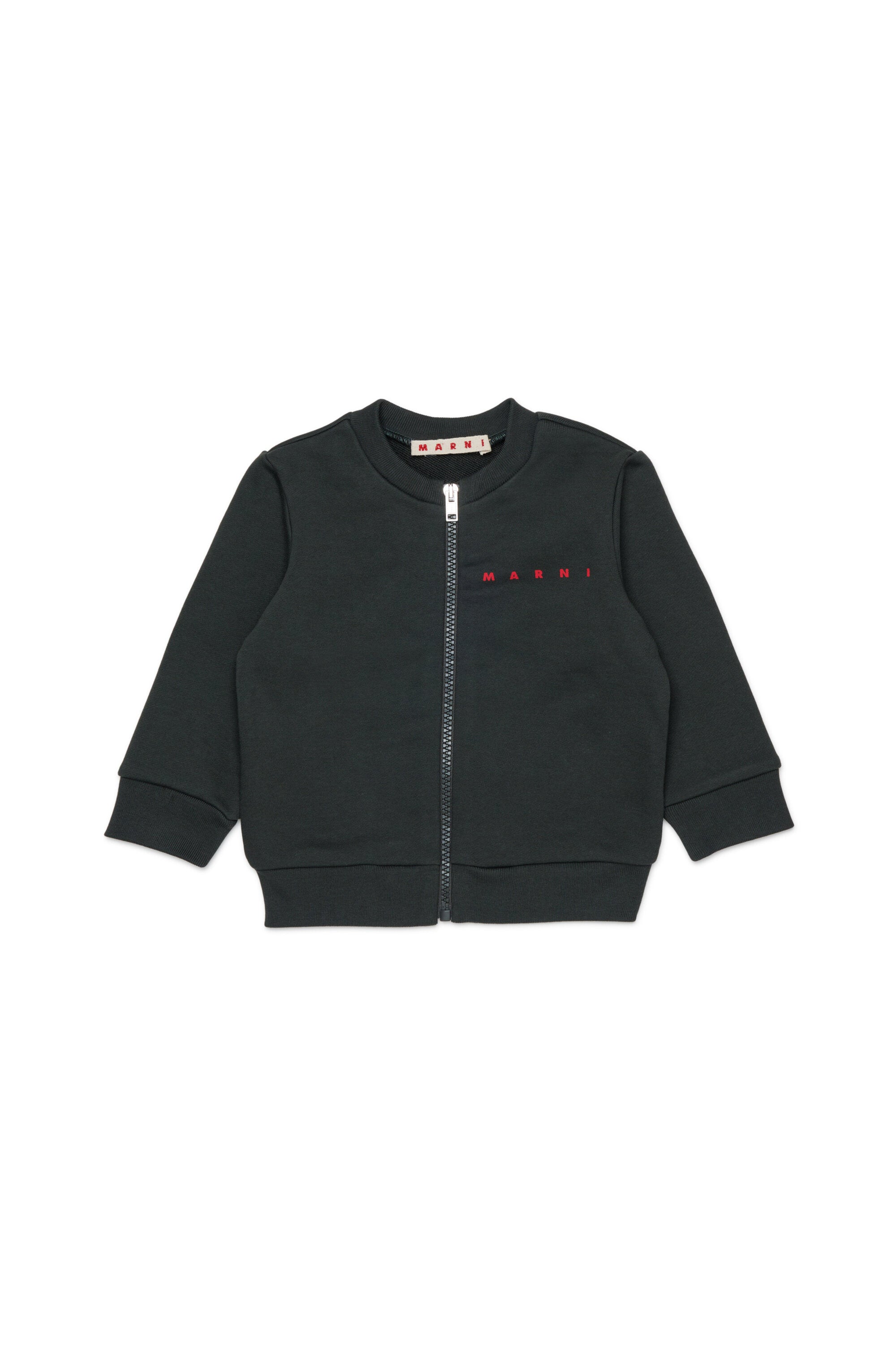 Sweat à fermeture zippée complète avec logo