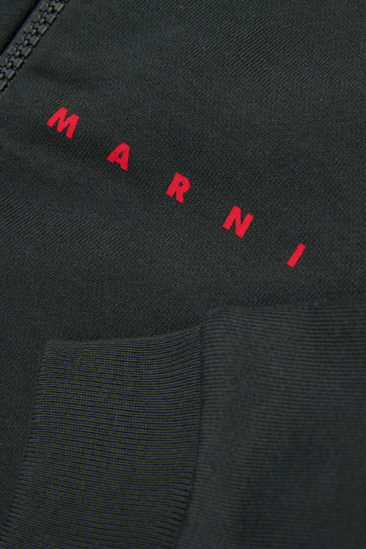 Sweat à fermeture zippée complète avec logo