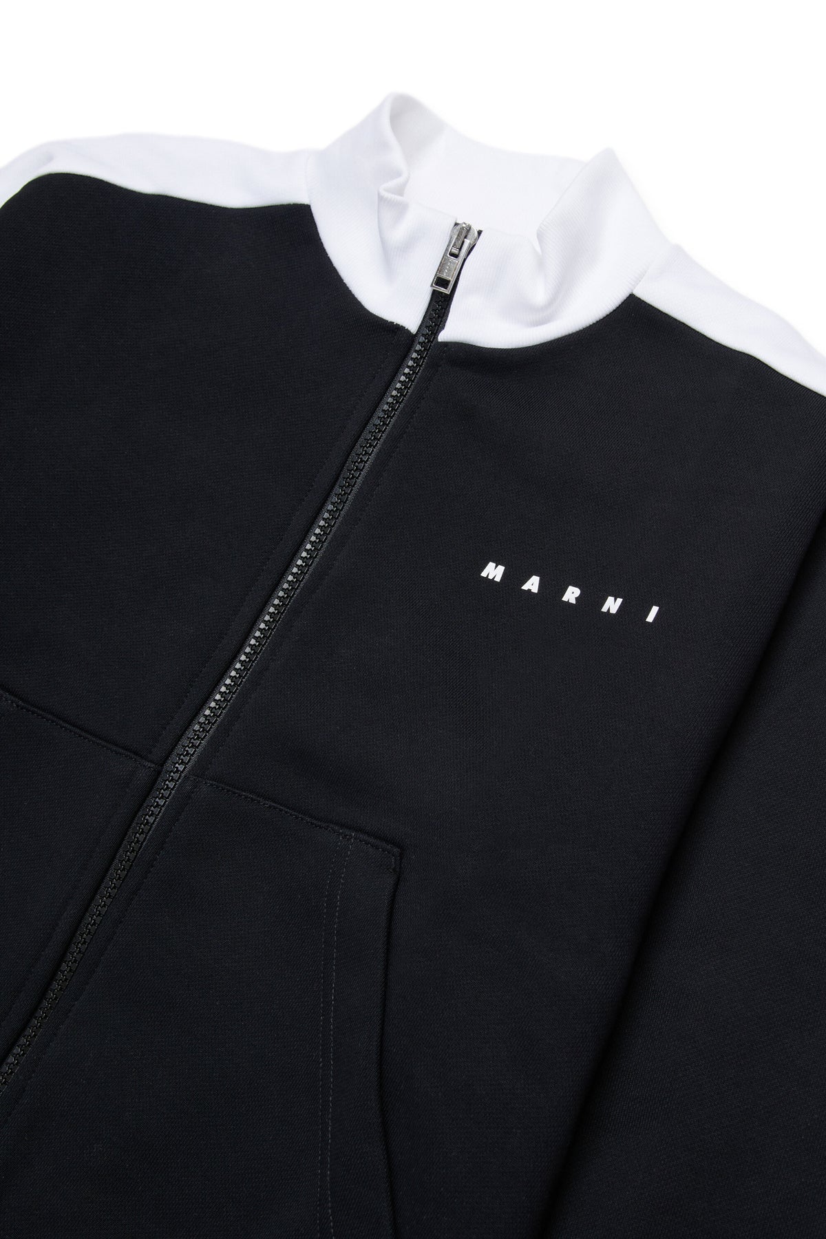 Sweat à fermeture zippée complète avec logo