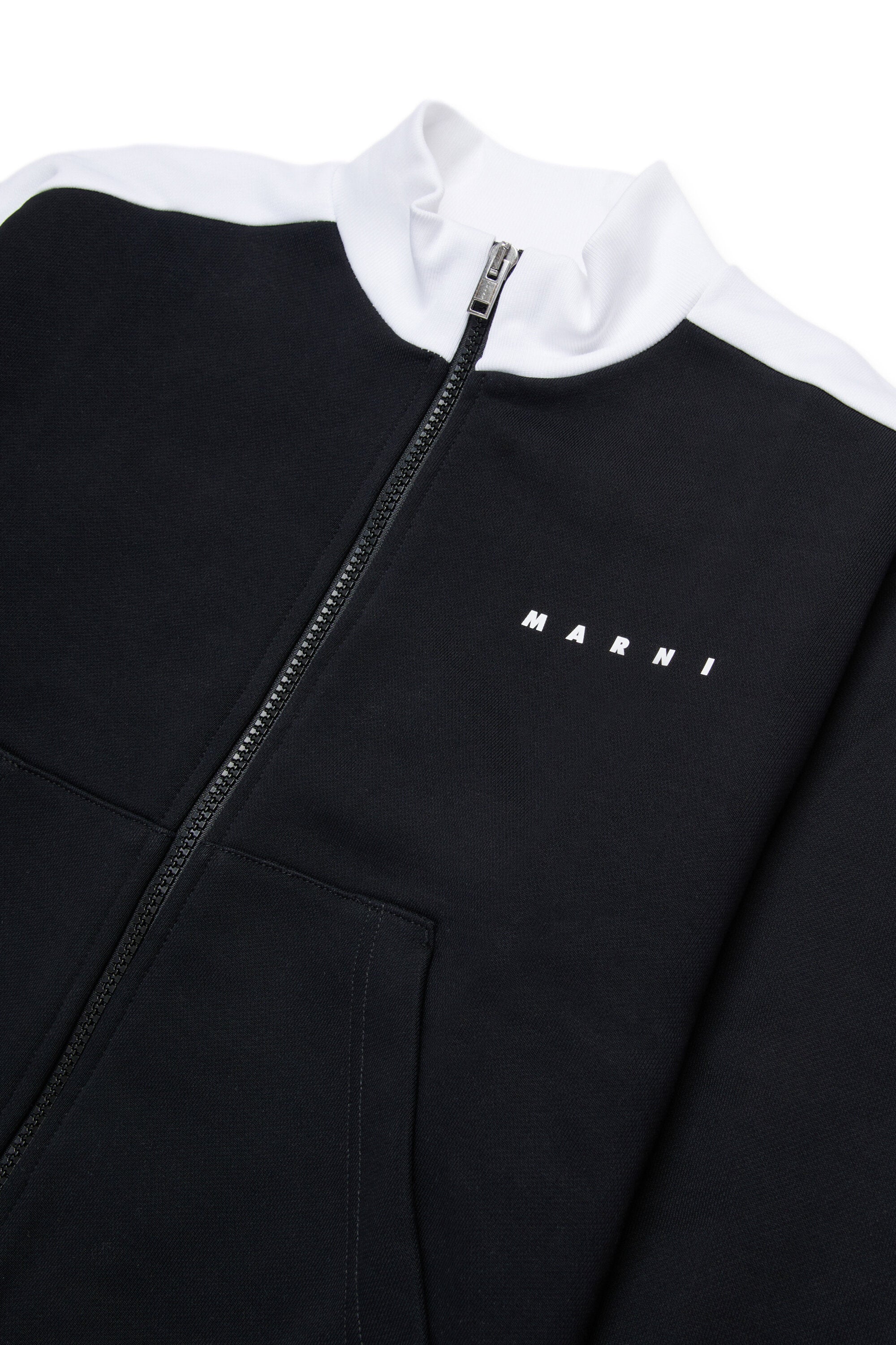 Sweat à fermeture zippée complète avec logo