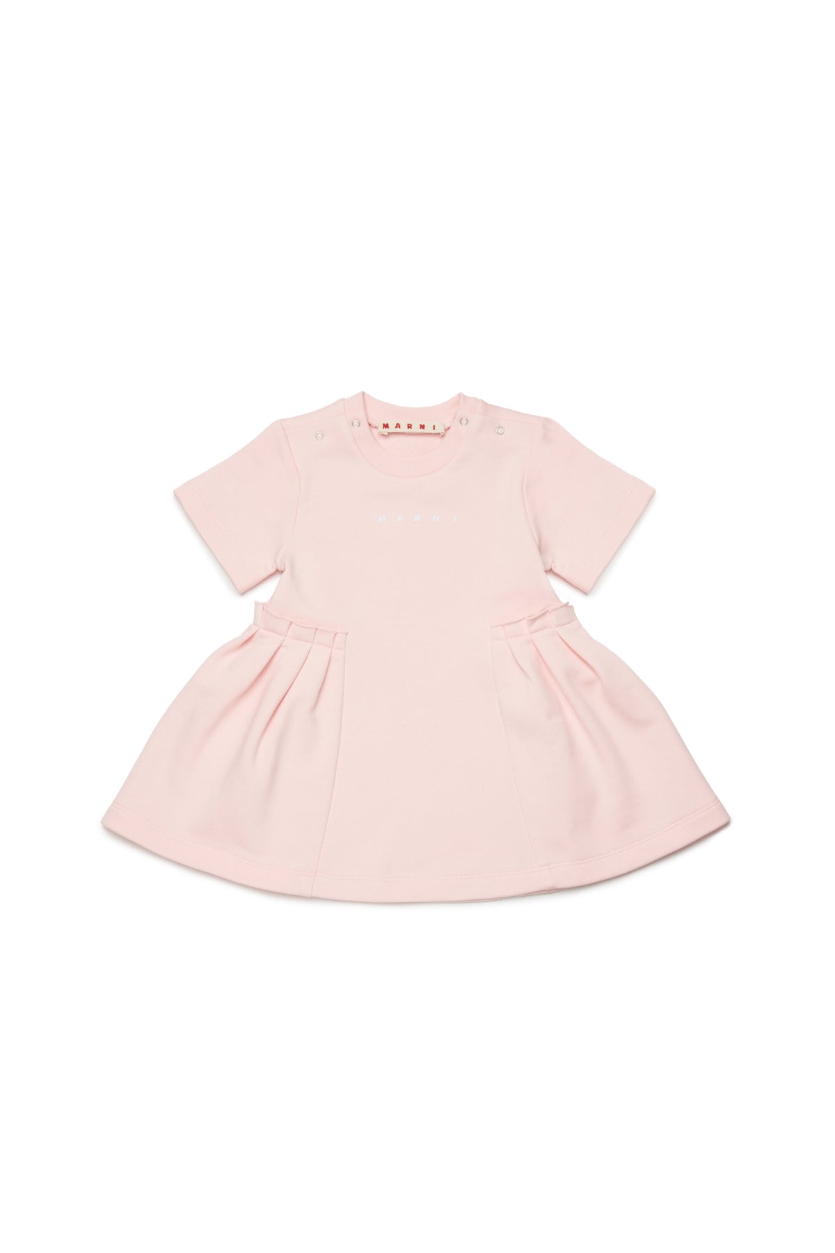 Vestido corto con logo