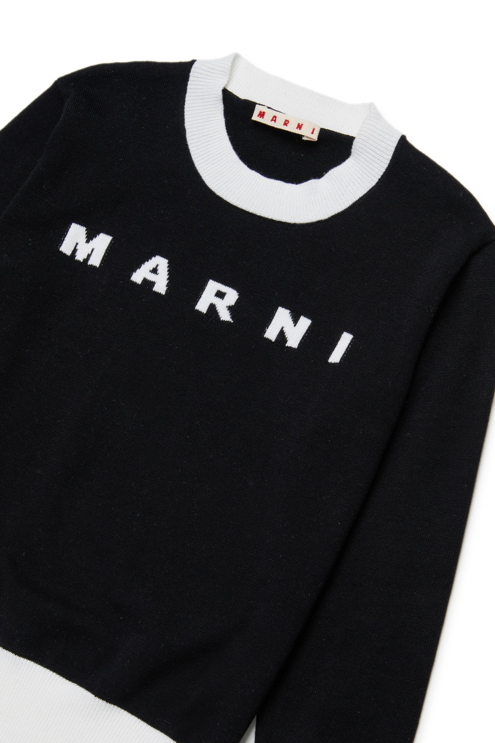 Pull à col rond avec logo