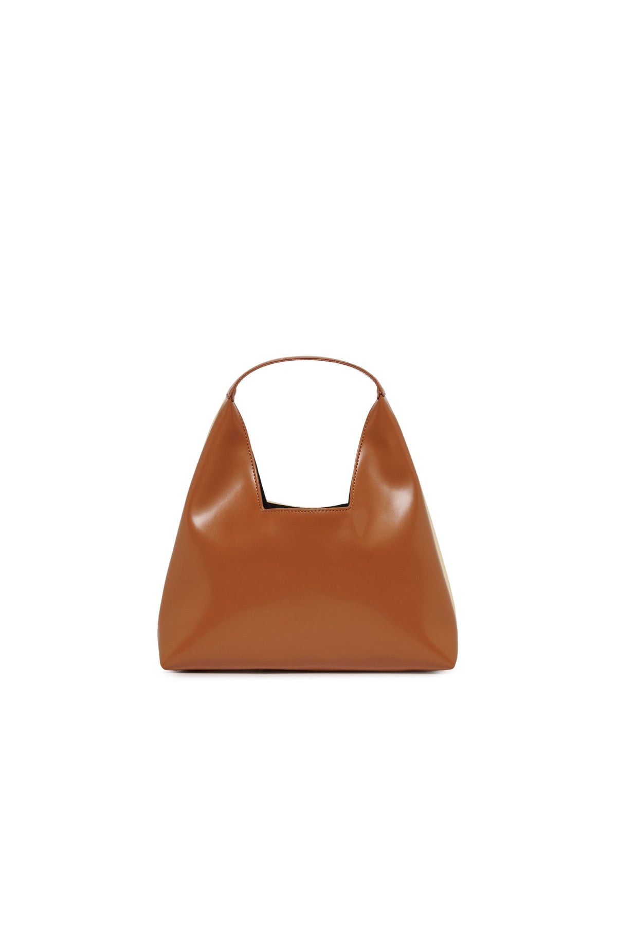 Diamond shoulder bag with floral pattern