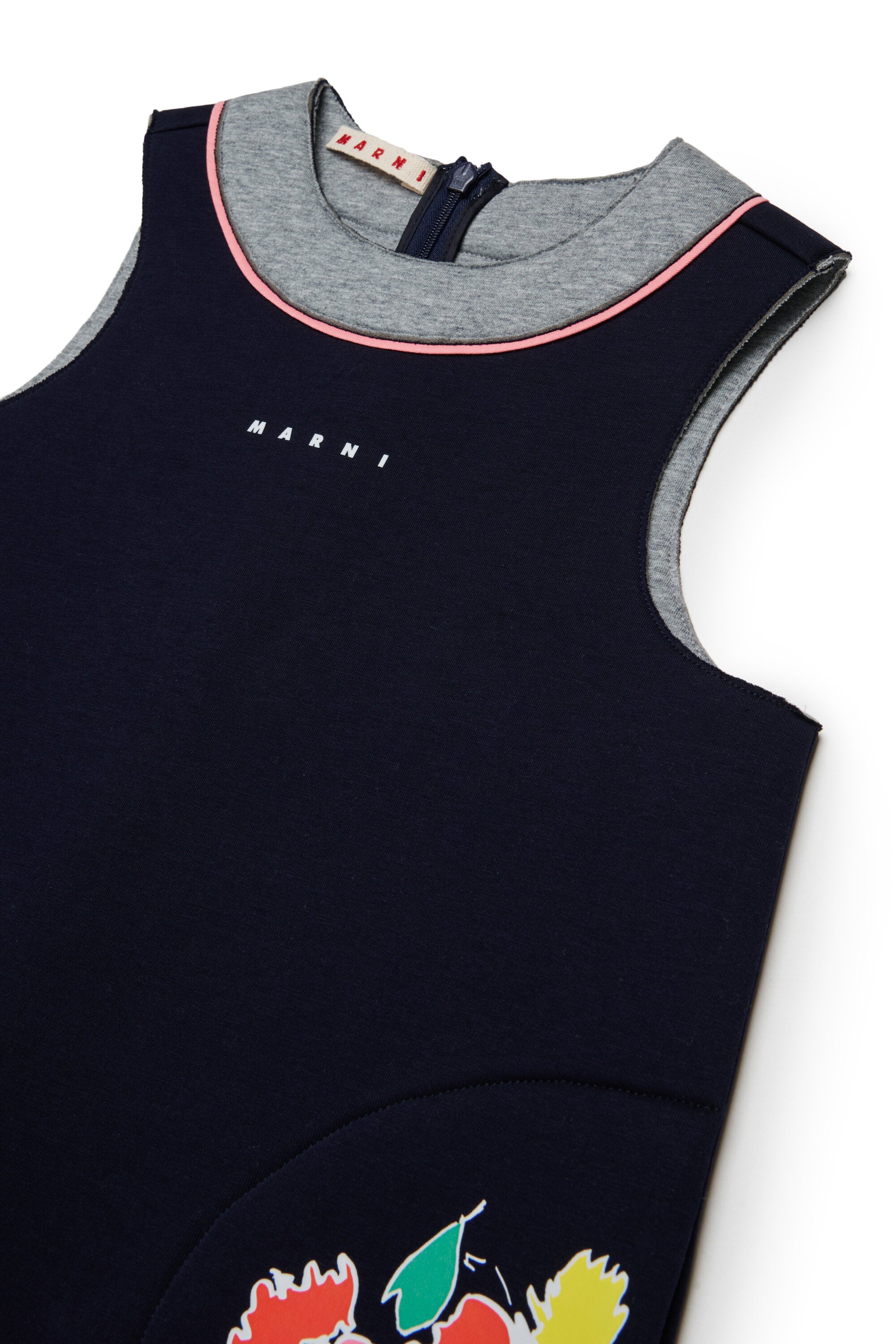Robe sans manches avec logo