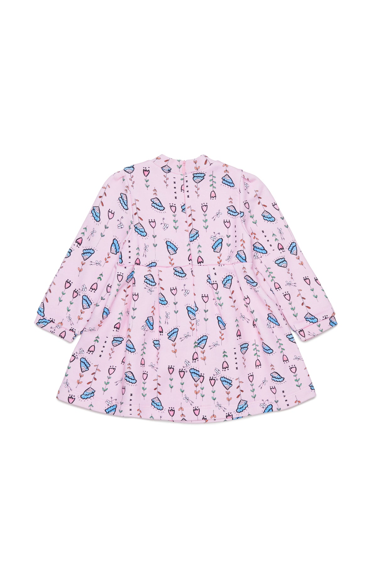 Robe avec logo et motif floral
