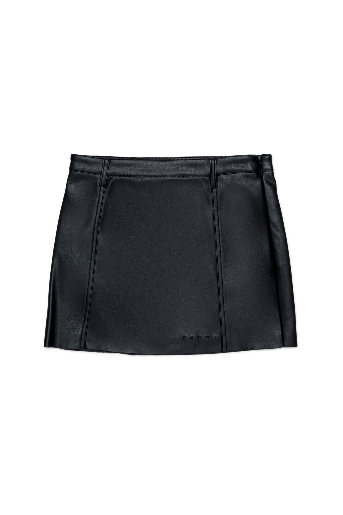 Mini skirt with logo