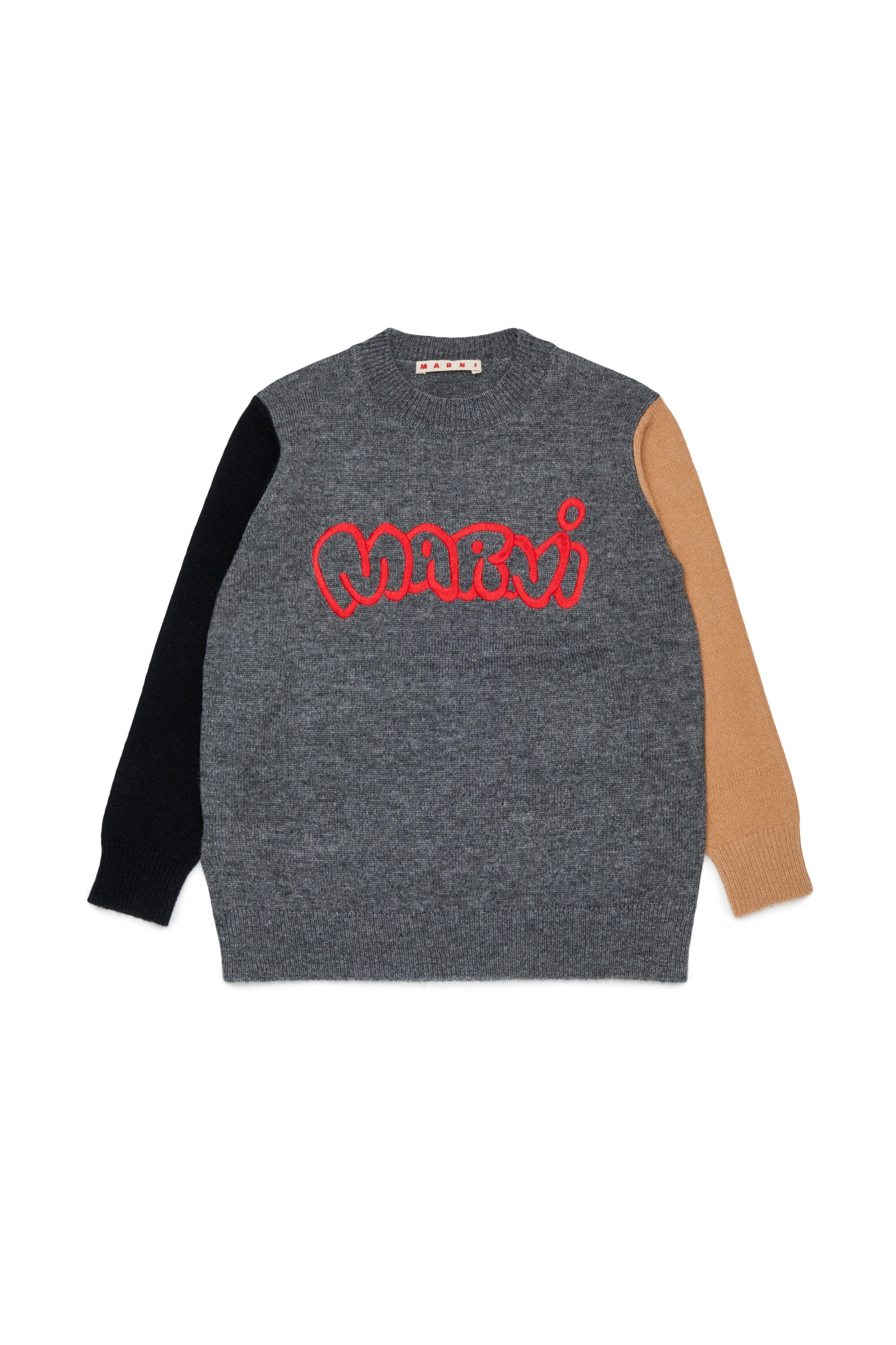 Pull col rond avec logo