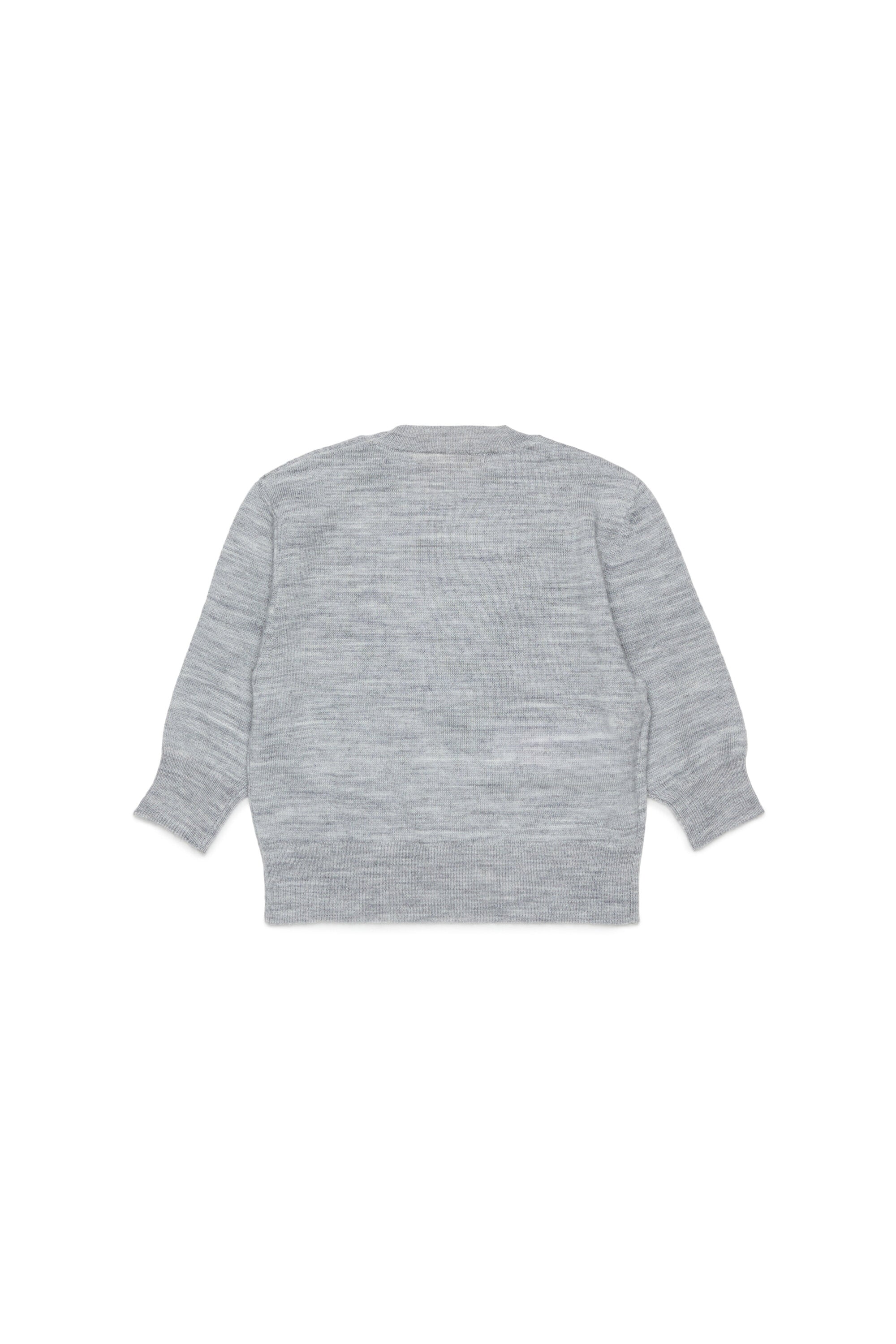Pull col rond avec motif brodé