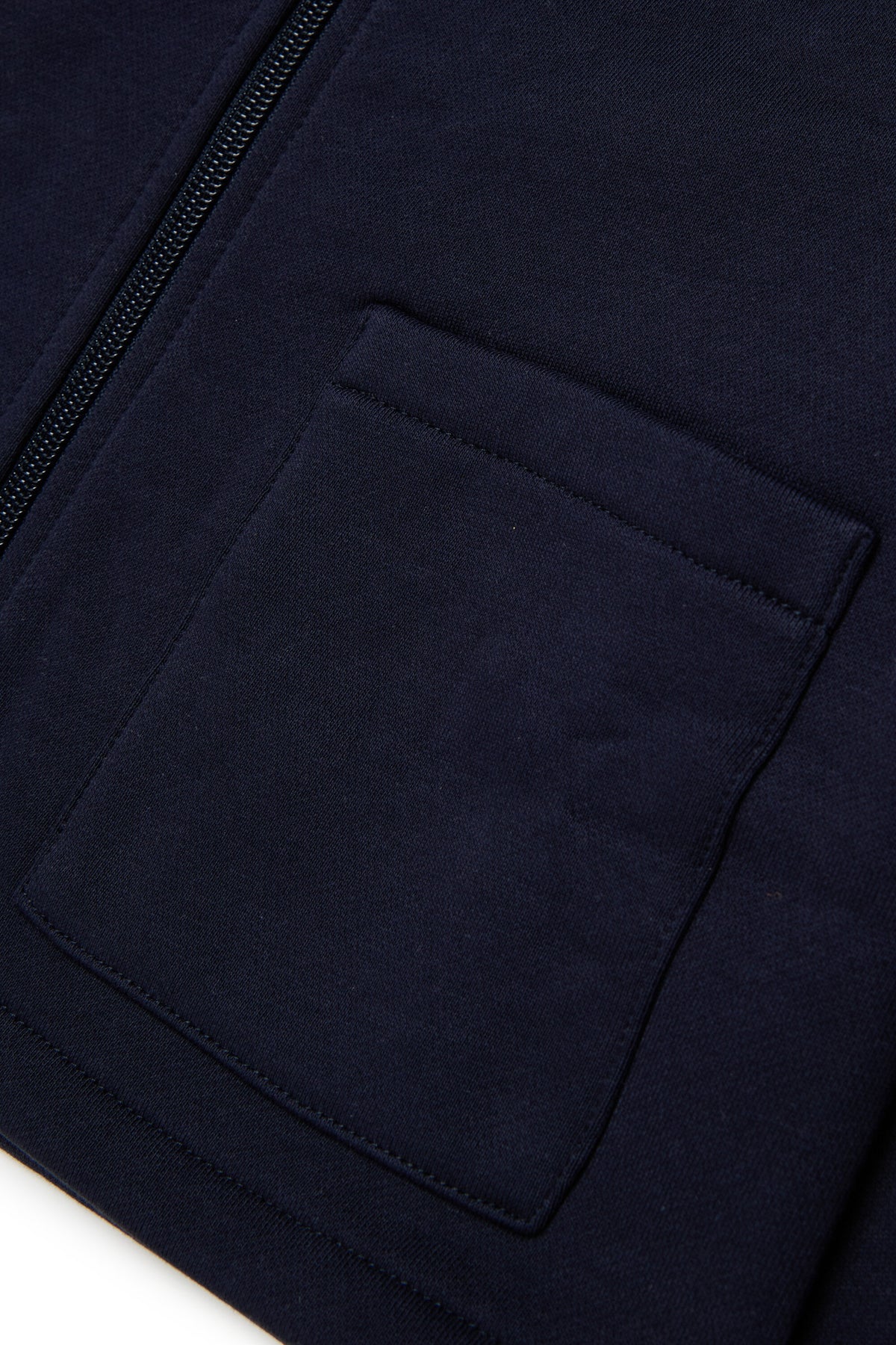 Zip-up sweatshirt with logo