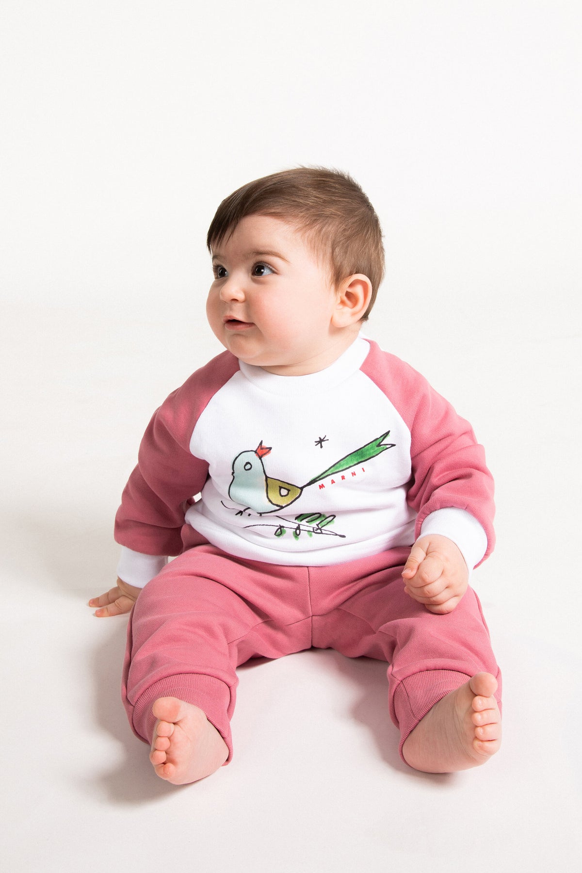 Sweat-shirt col rond avec logo