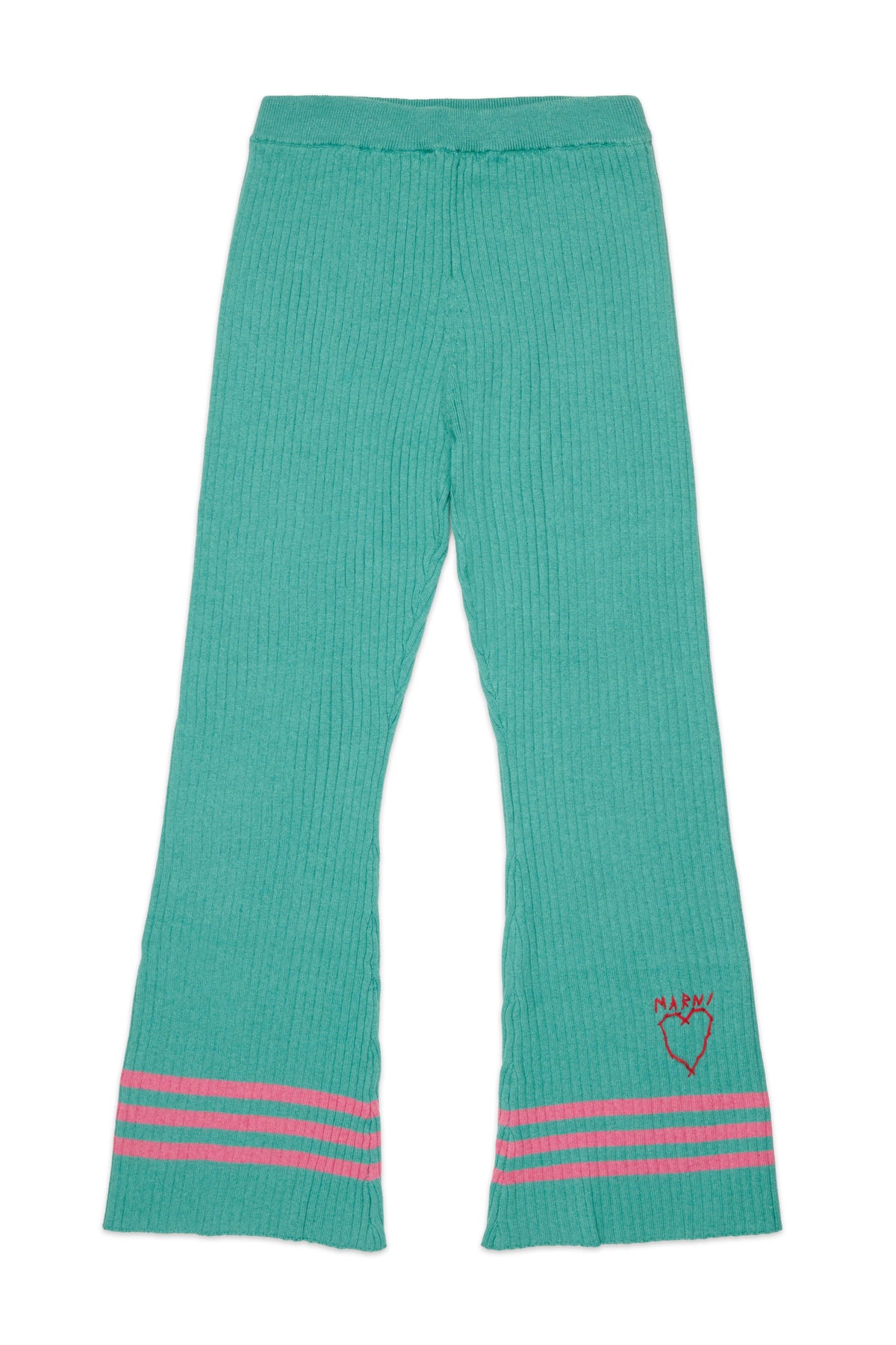 Pantalón de punto con logo bordado