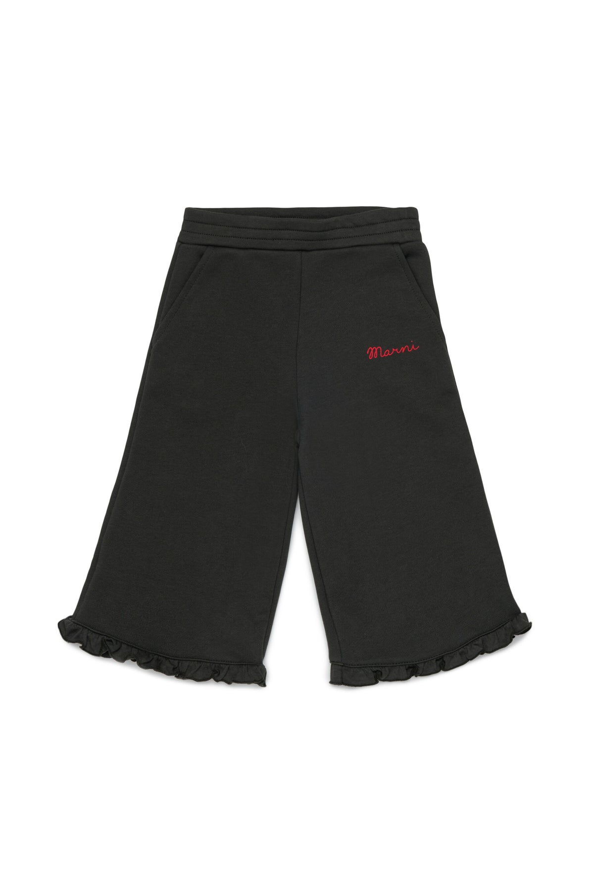 Pantalon en molleton avec volants