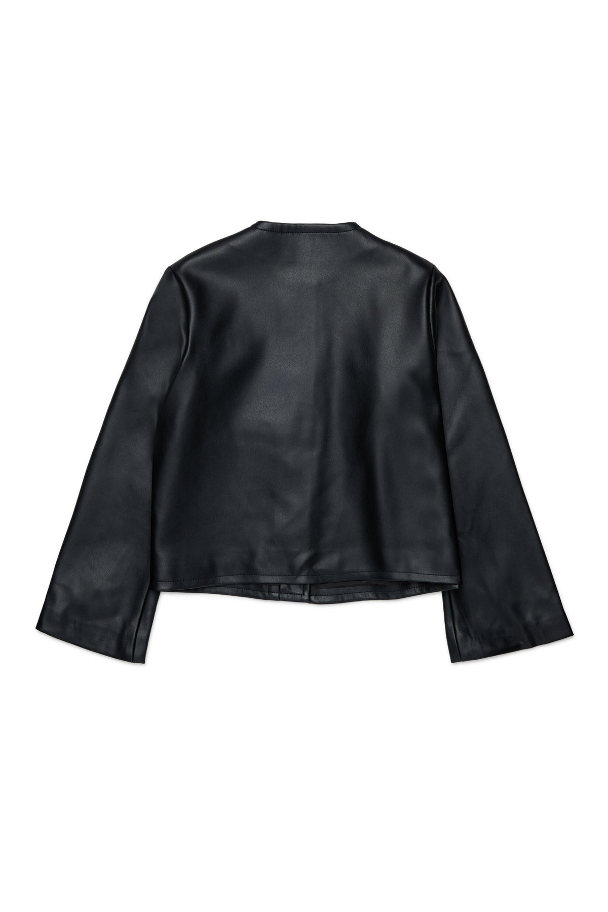 Chaqueta de cuello redondo con logo estampado