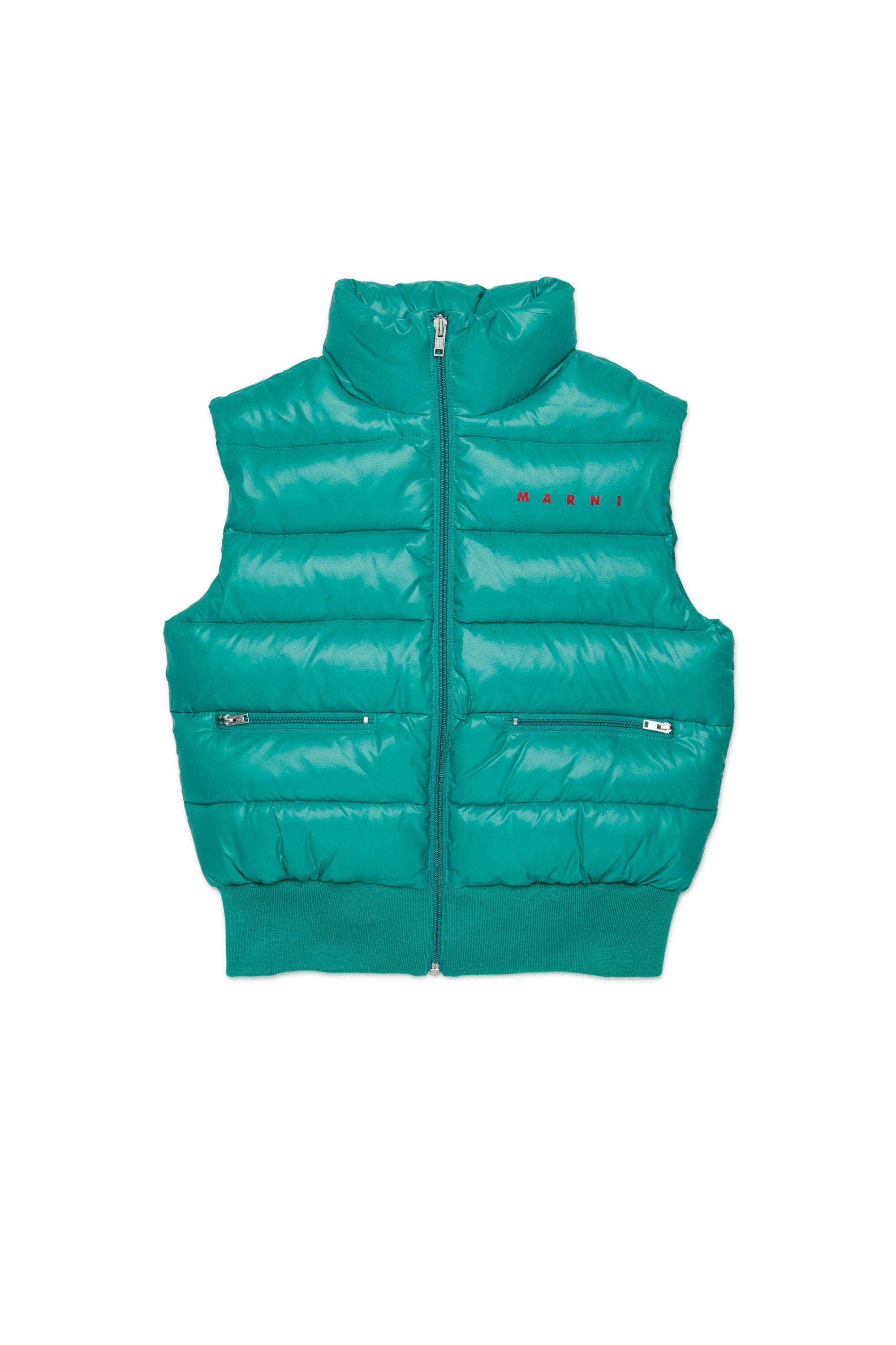 Sleeveless padded jacket