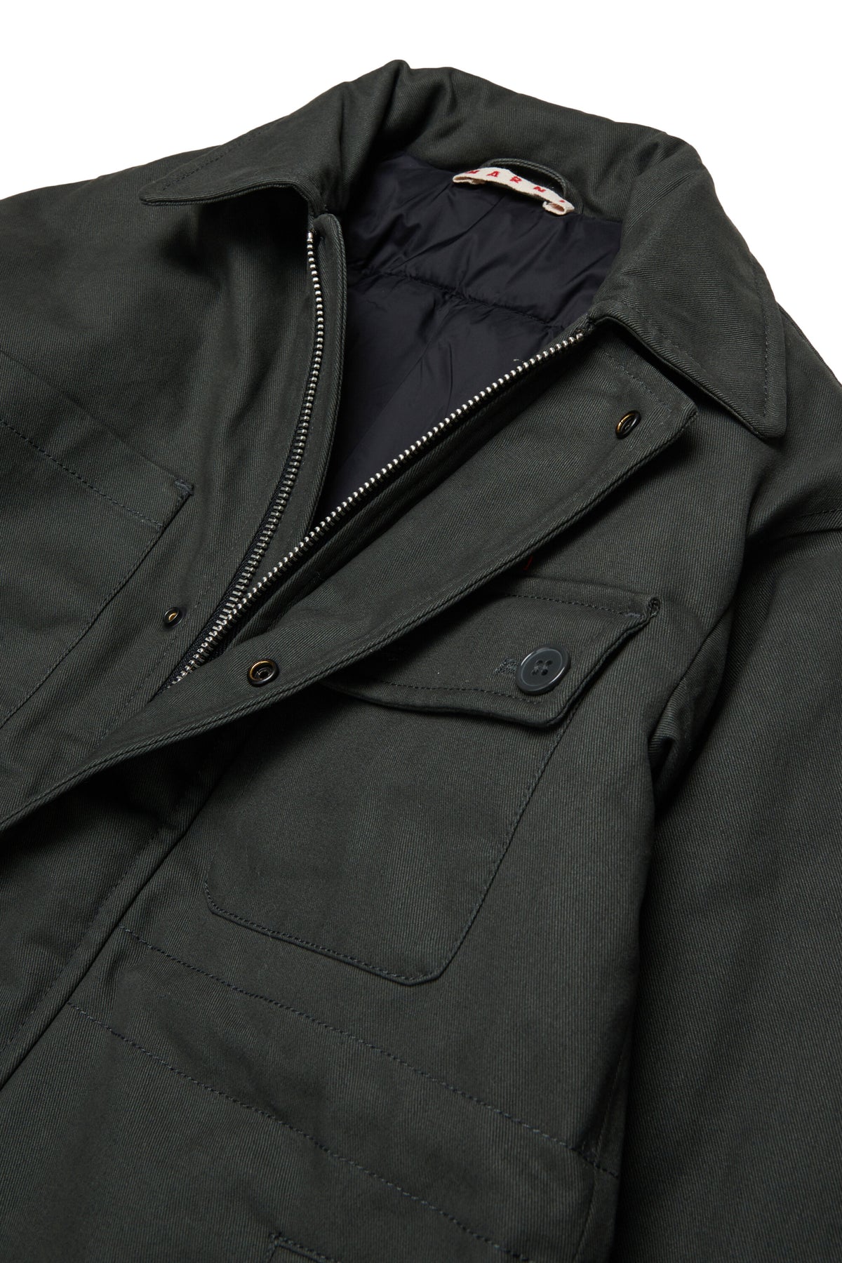 Parka avec logo imprimé