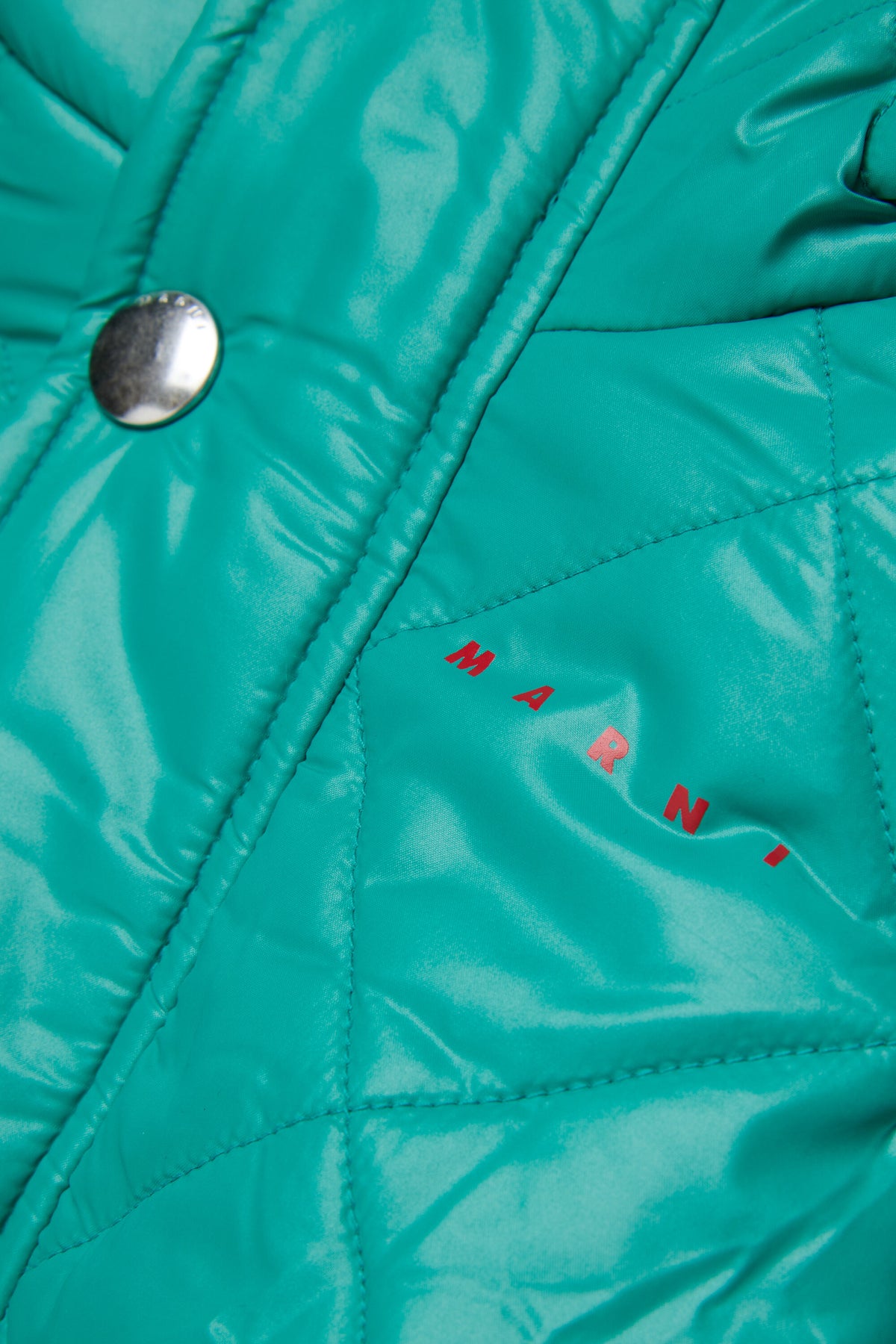 Veste matelassée avec logo imprimé