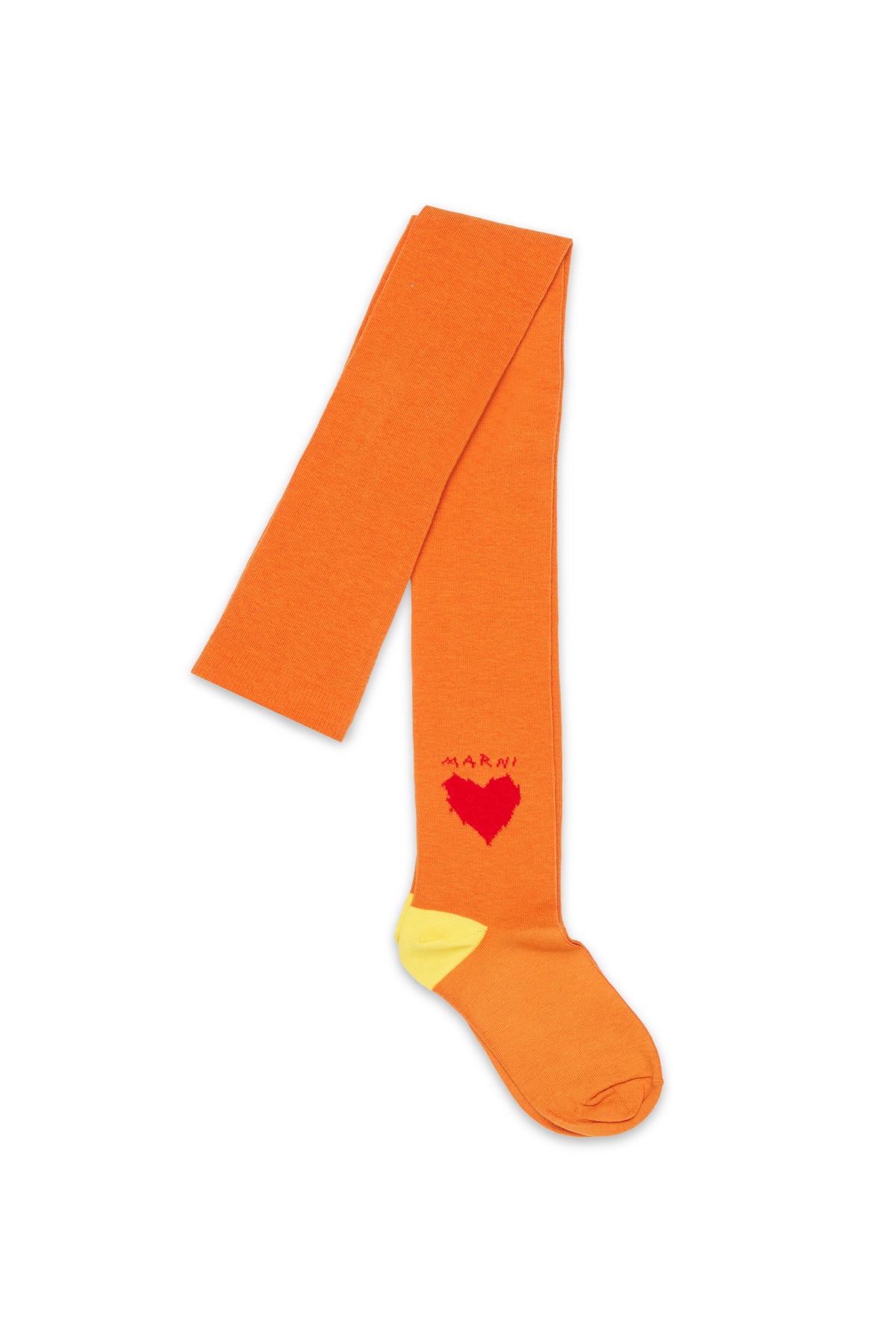 Tights with heart and logo