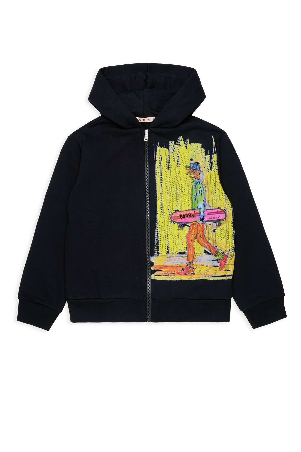 Sweat-shirt avec motif skateur