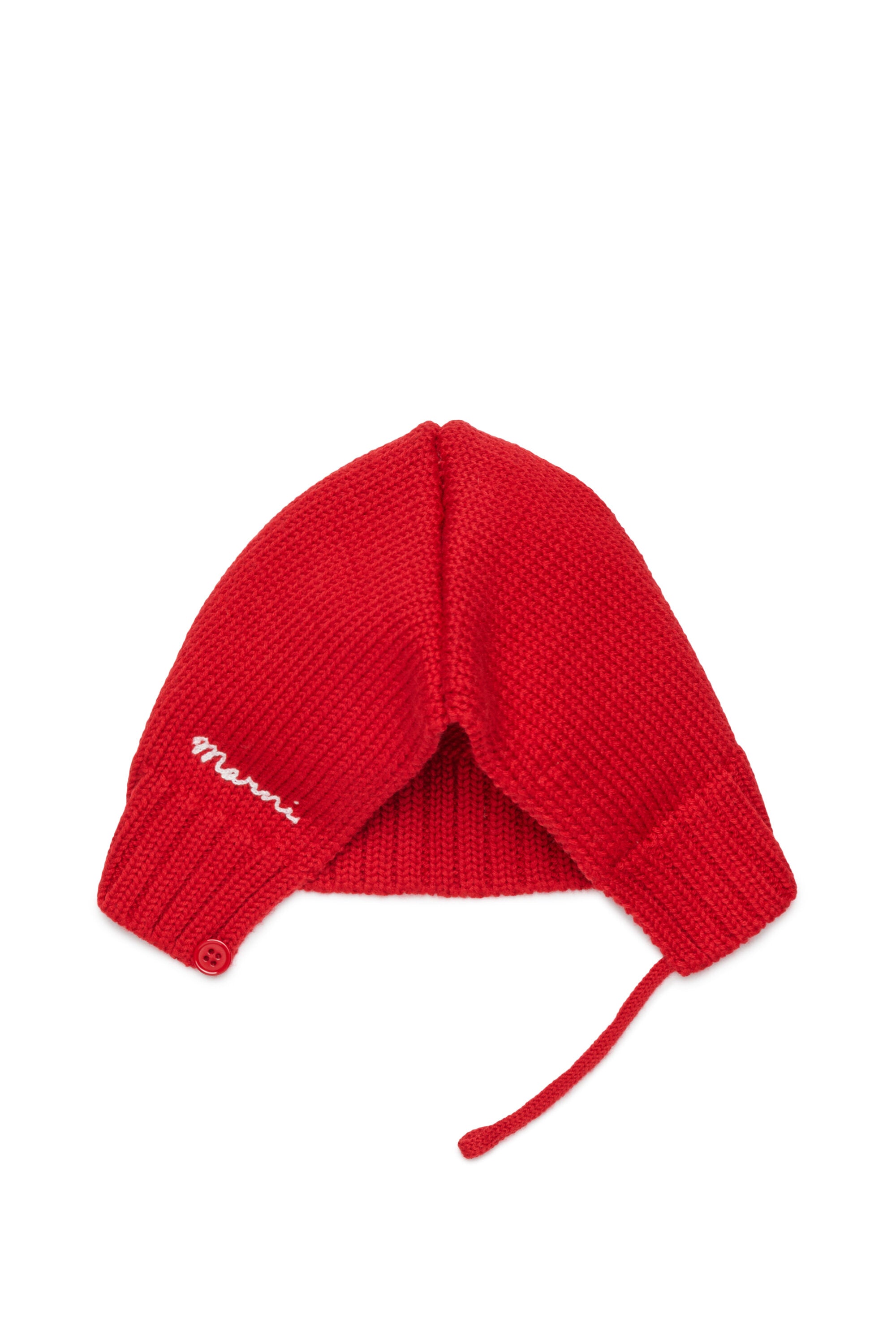 Knitted beanie with logo