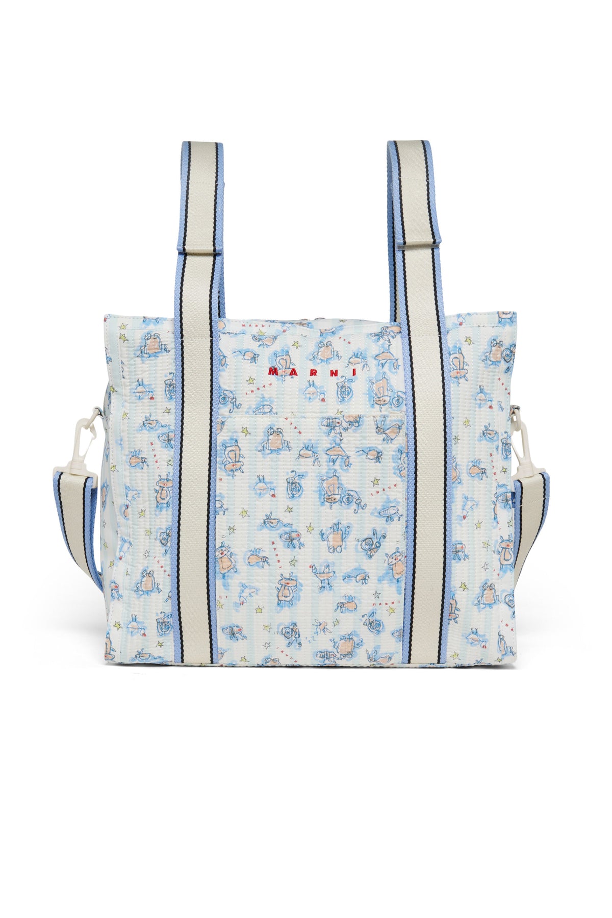 Bolso cambiador con estampado all over