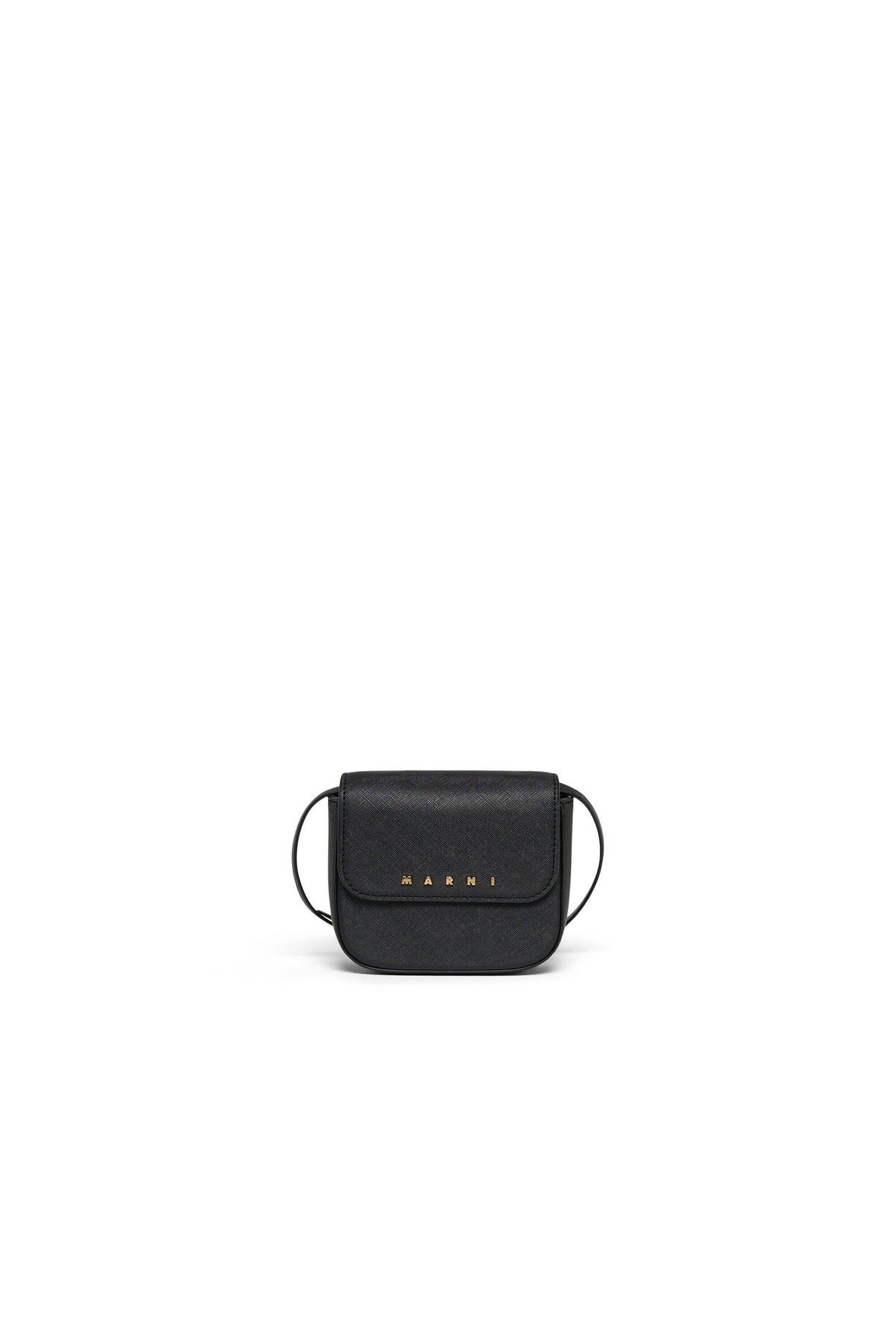 Punk crossbody bag with front flap