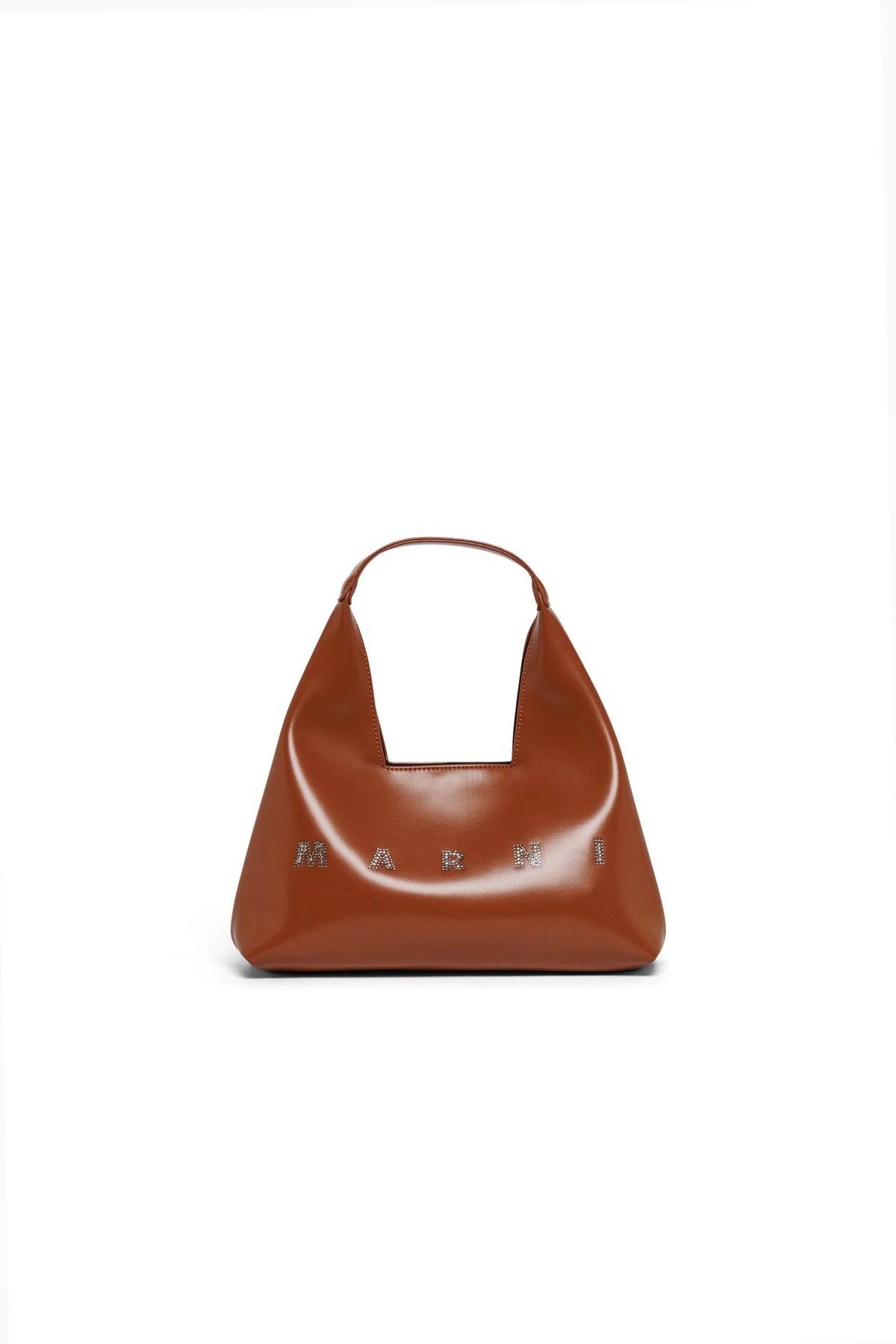 Diamond shoulder bag with logo