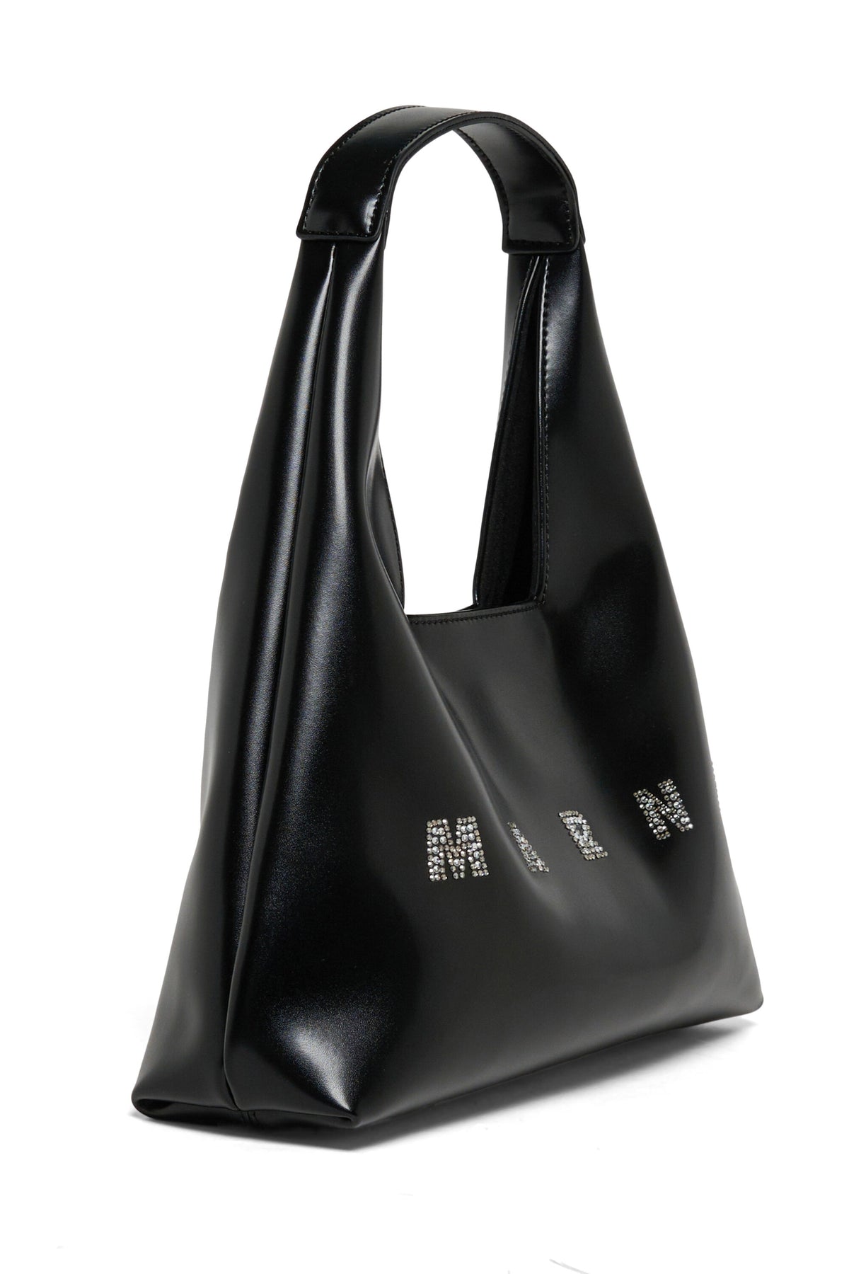 Diamond shoulder bag with logo