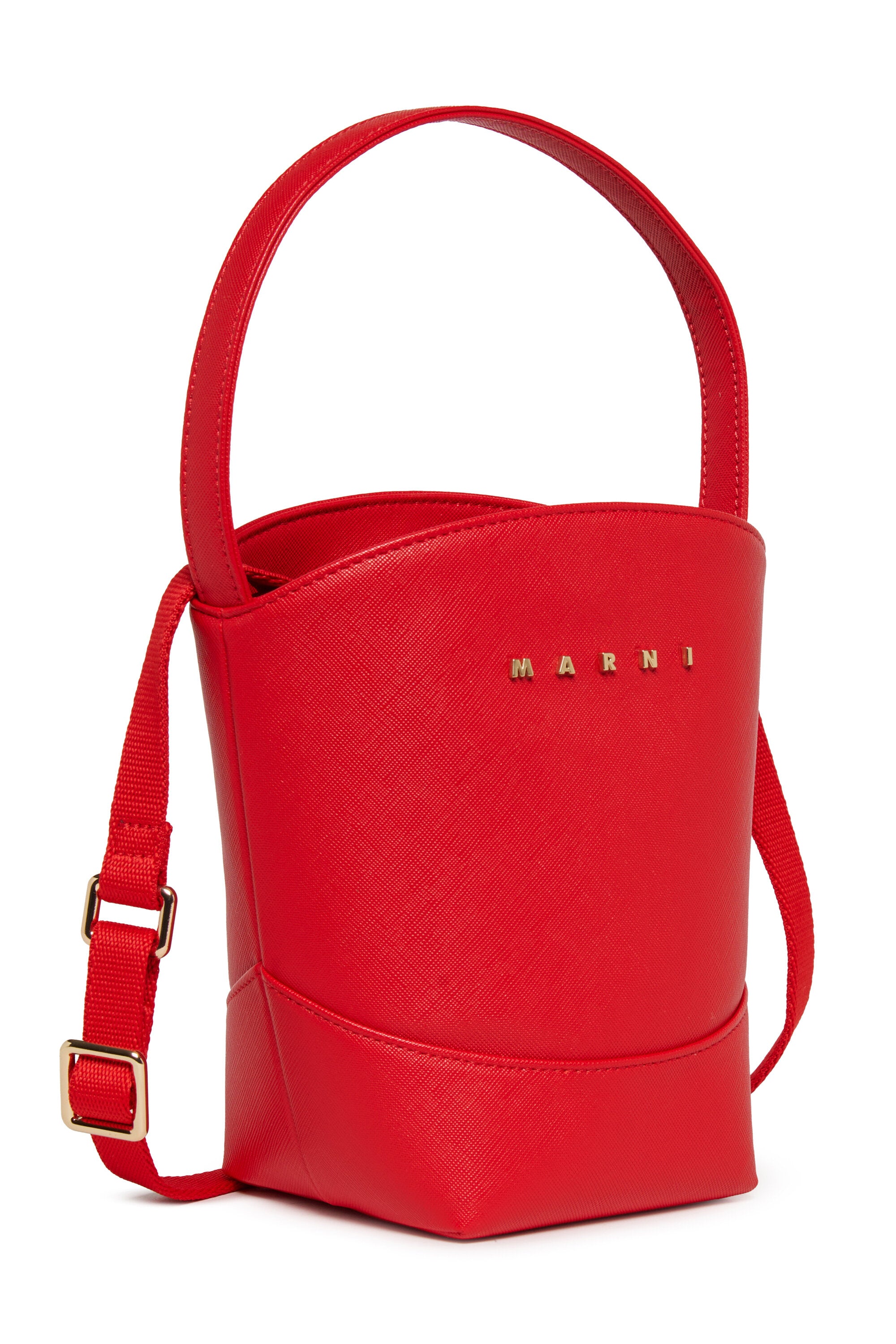 Flower basket crossbody bag with logo