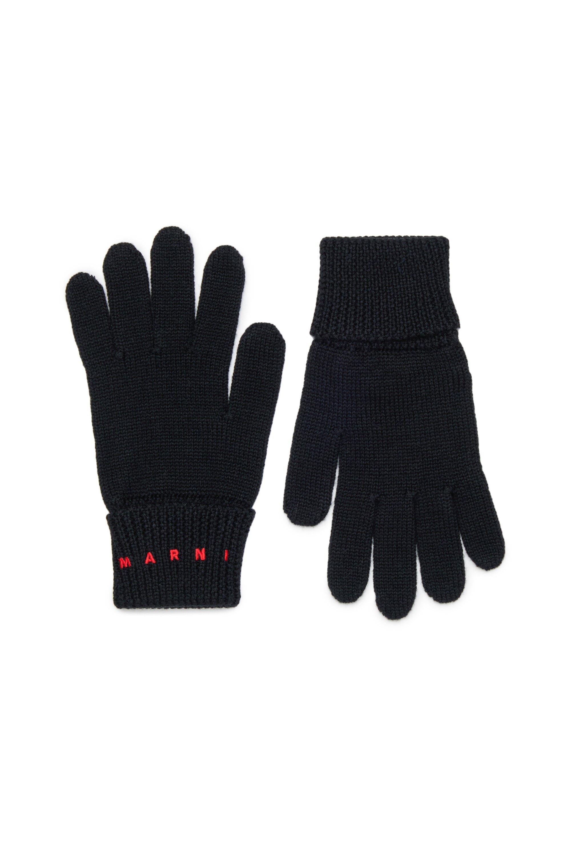 Guantes de punto con logo