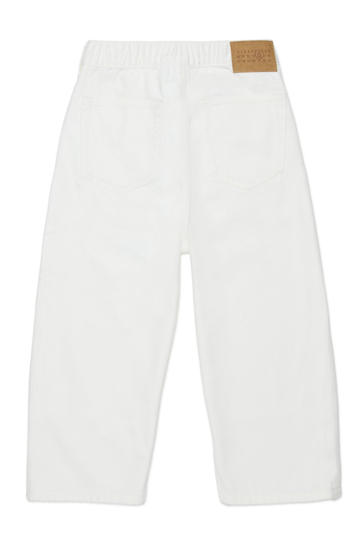 Jeans regular blancos de cinco bolsillos