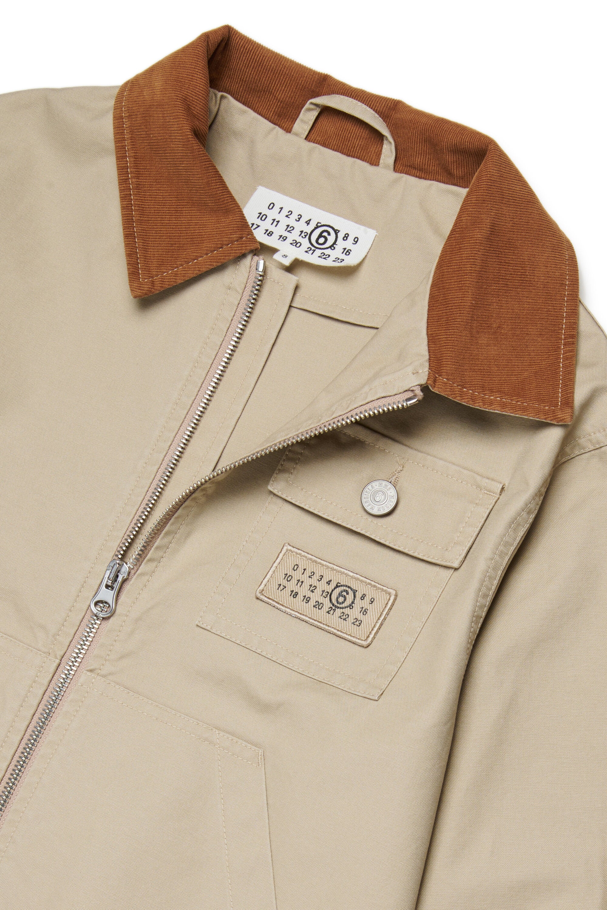 Chaqueta workwear con logo estampado
