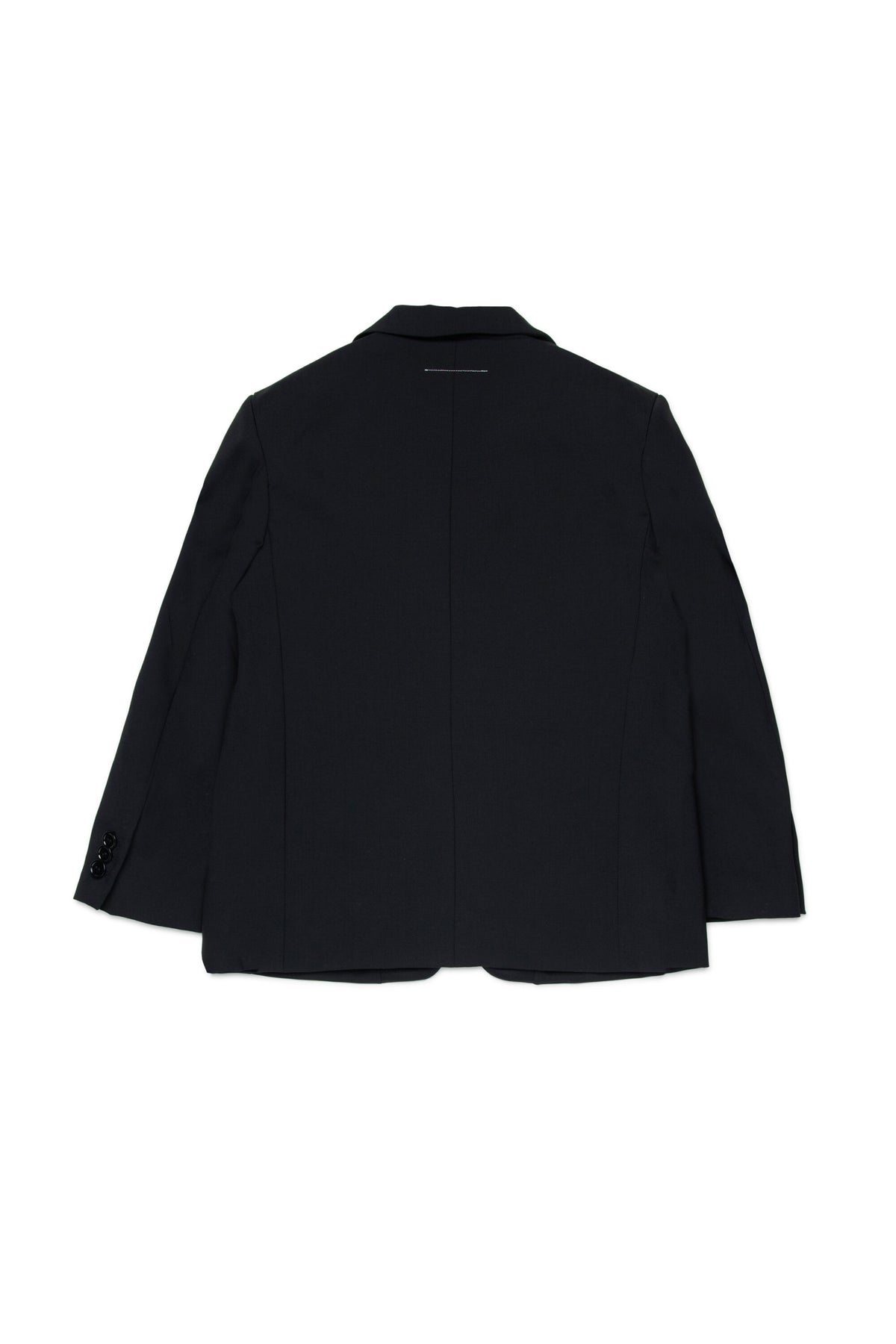 Blazer jacket with printed logo