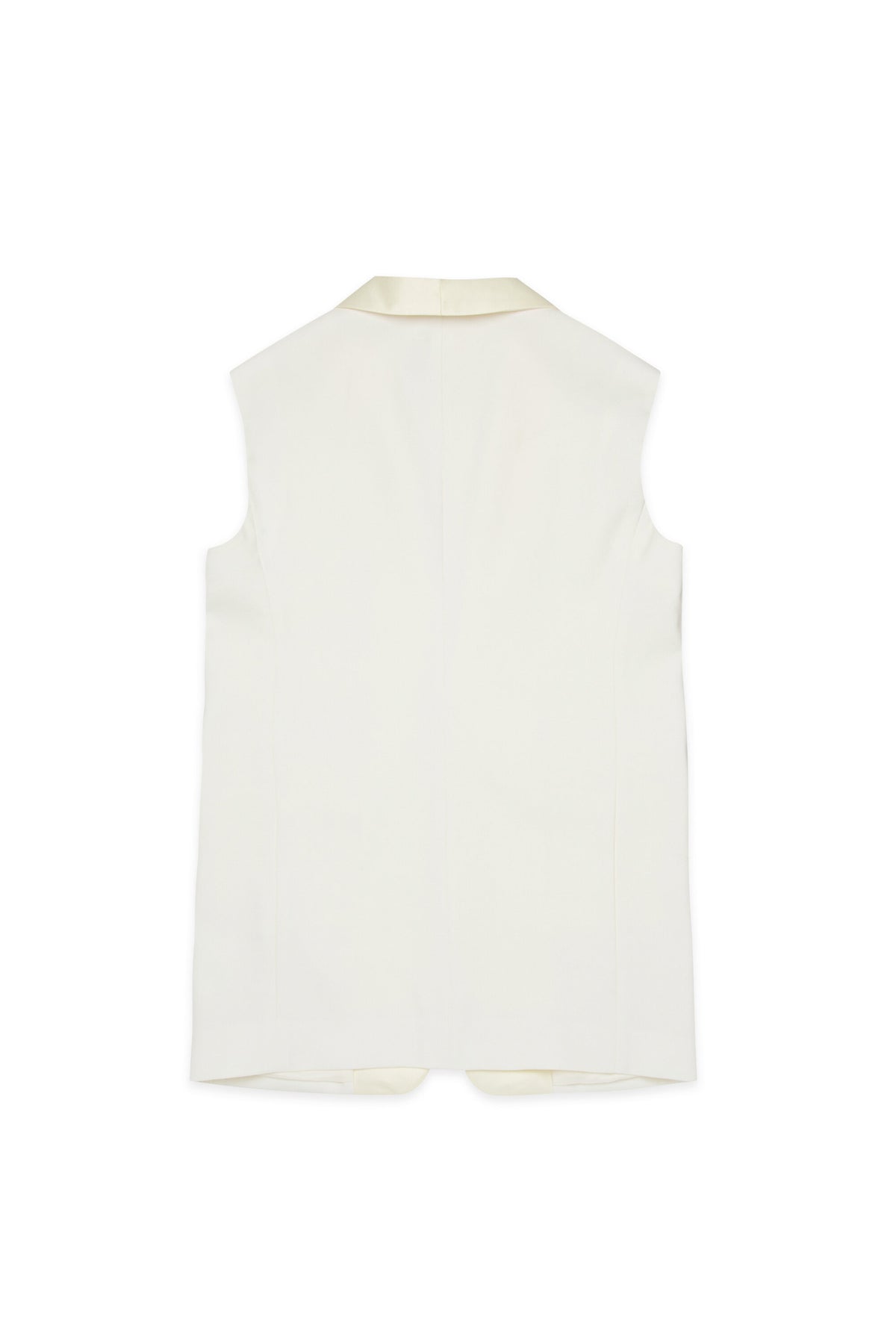 Sleeveless jacket with logo