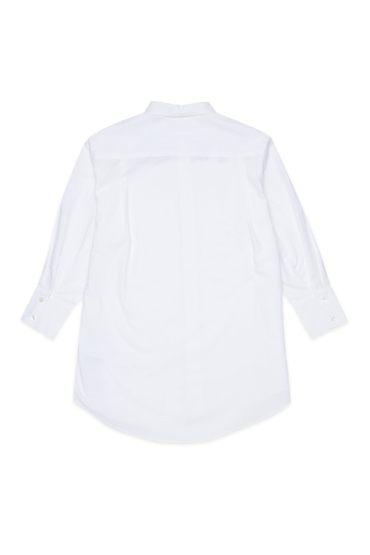 Shirt dress with logo