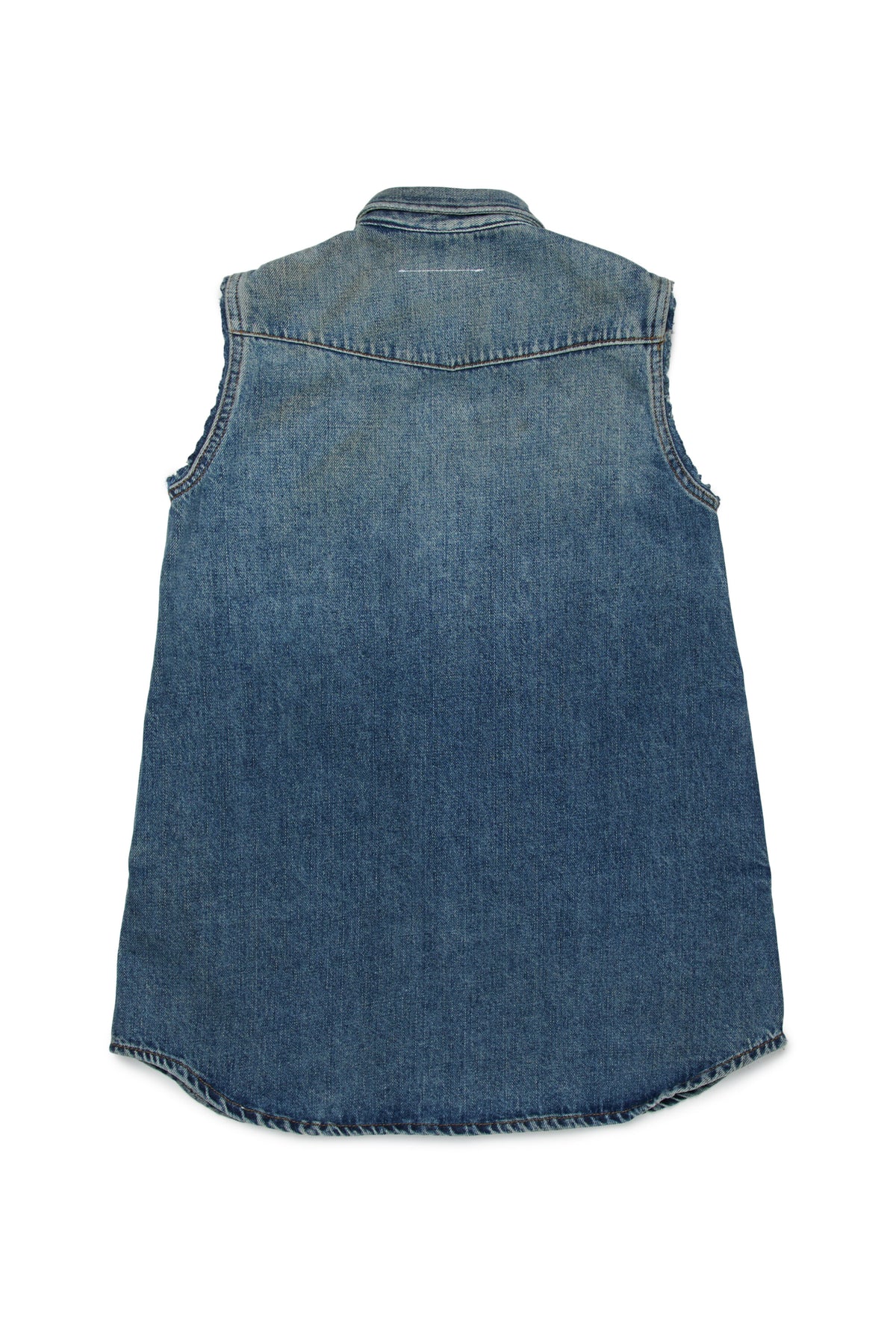 Vestido sin mangas de denim