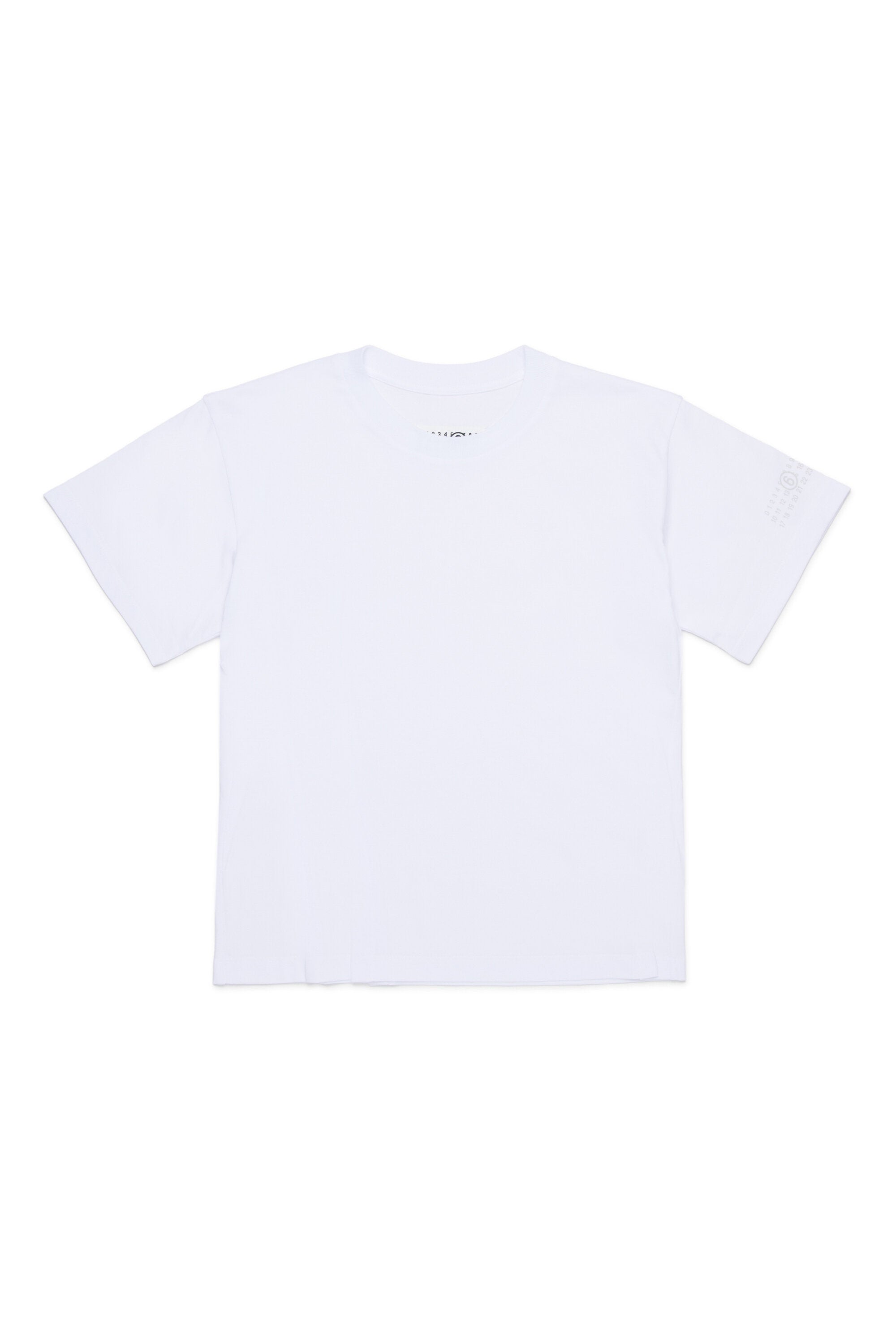 Camiseta de cuello redondo con logo