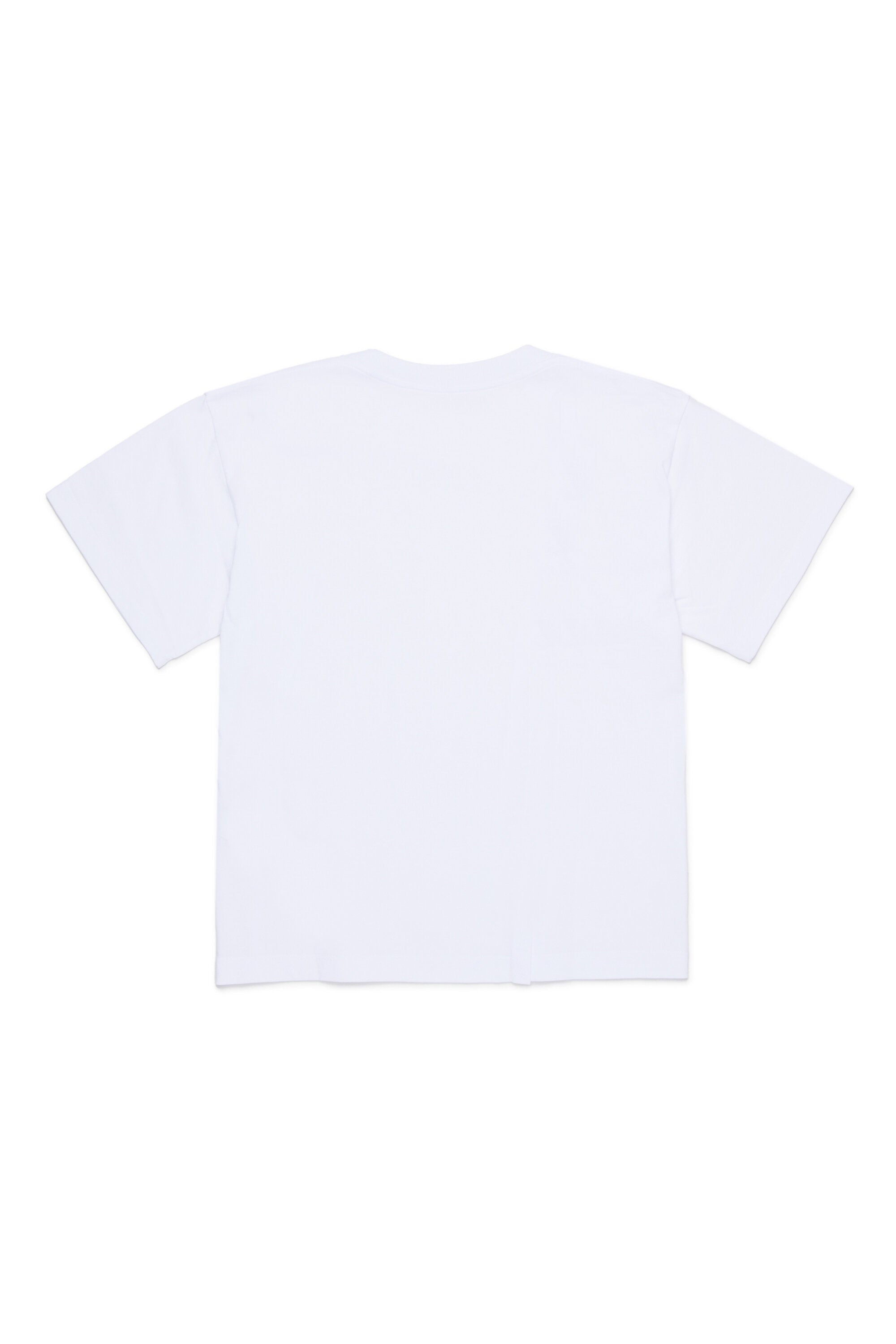 Camiseta de cuello redondo con logo