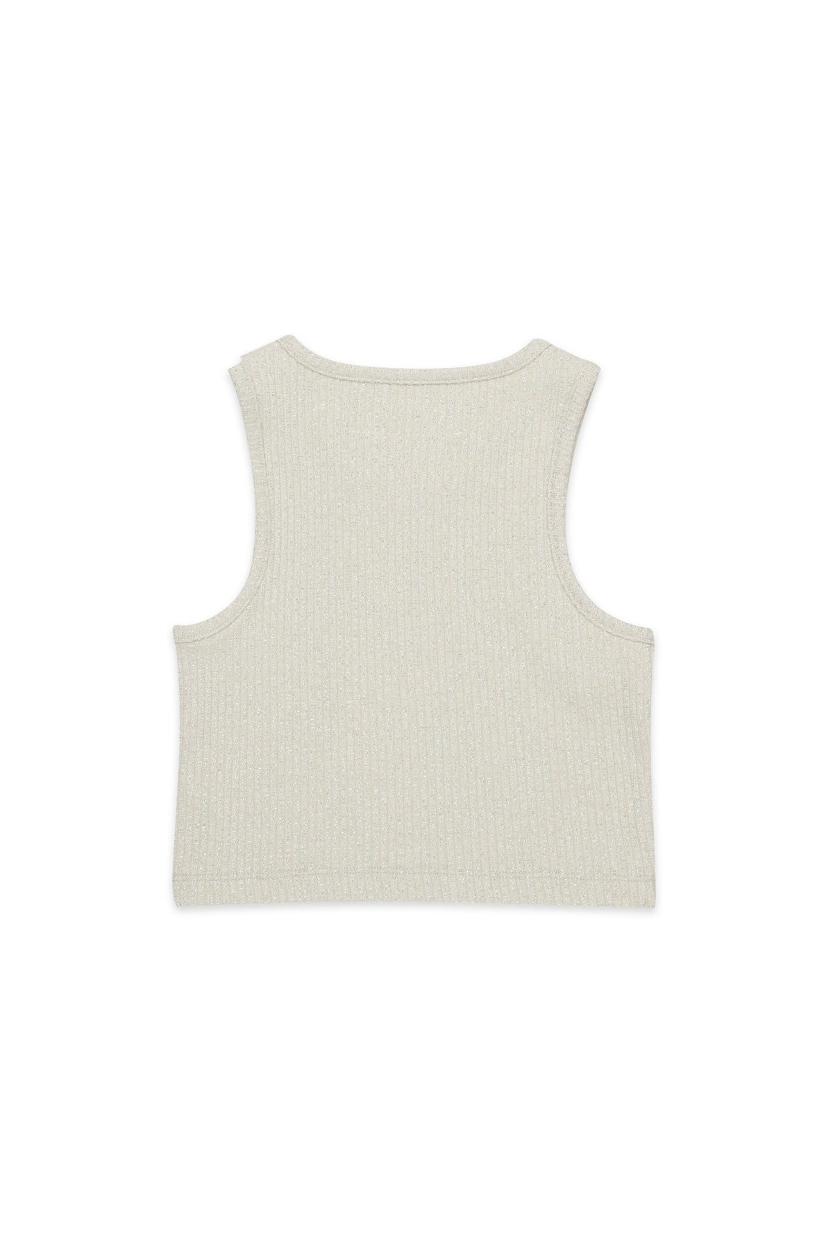 Sleeveless T-shirt with logo