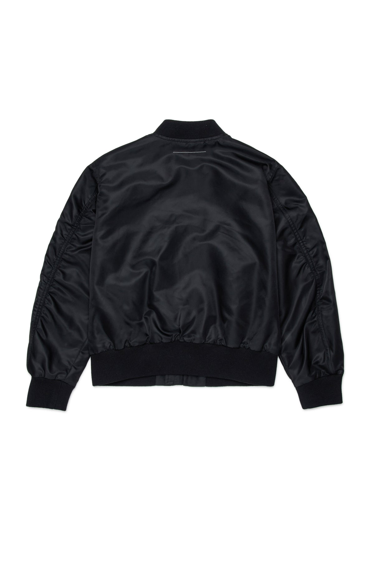 Bomber jacket with printed logo