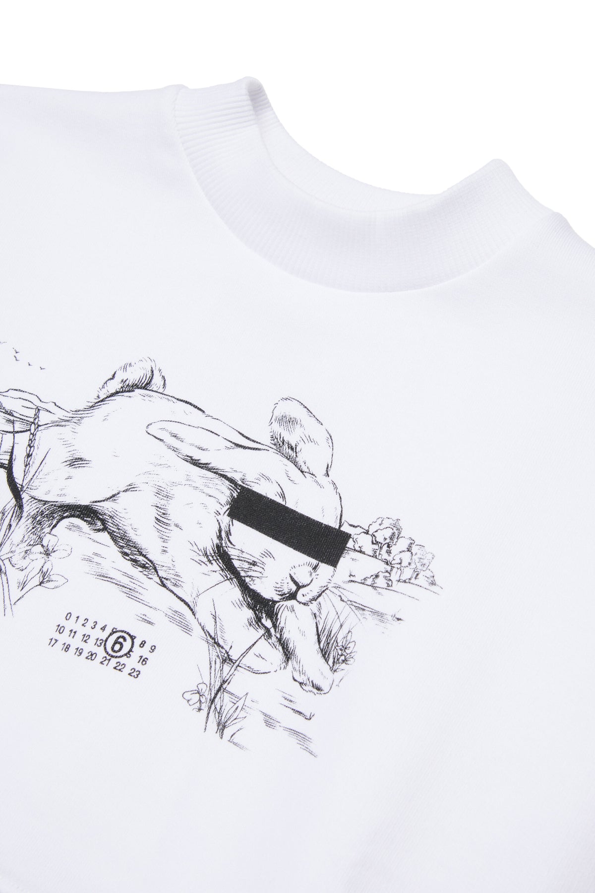 Sudadera de cuello redondo con estampado gráfico