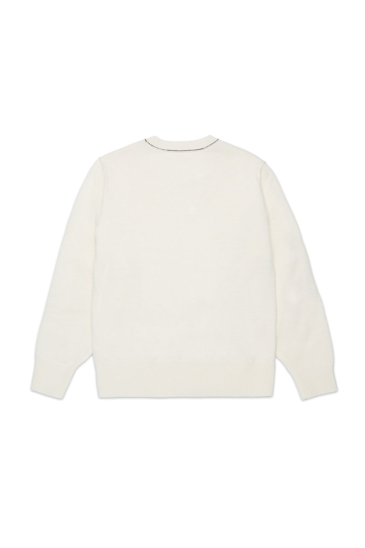 Wool-blend crewneck sweater